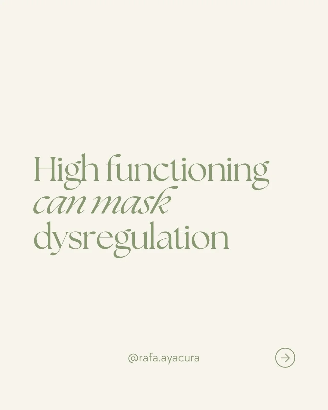 High-functioning trauma doesn&rsquo;t look like what most people imagine trauma looks like.

It looks like reliability. Overachievement. Always being the capable one in the room. It looks like a full schedule, a long list of accomplishments, and an a