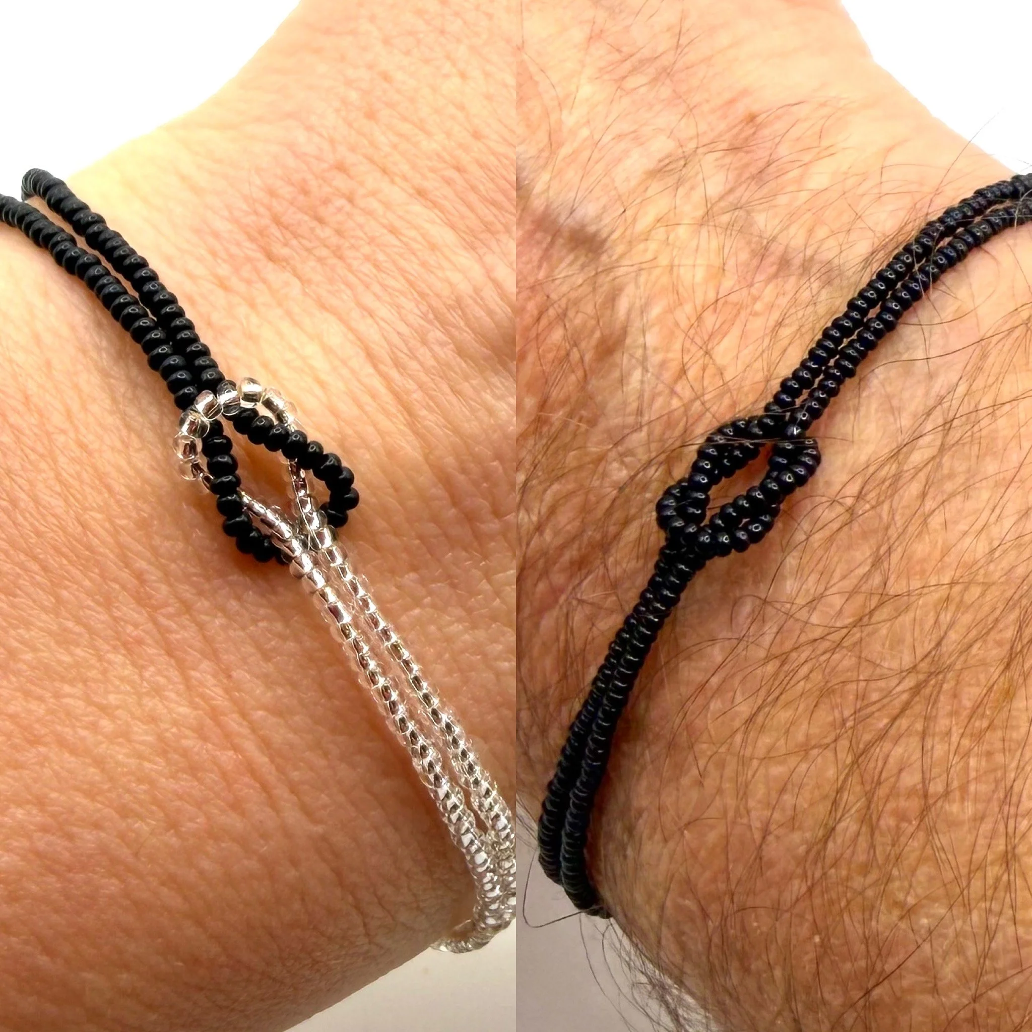 Set Bracciali BOYFRIEND & GIRLFRIEND Argento