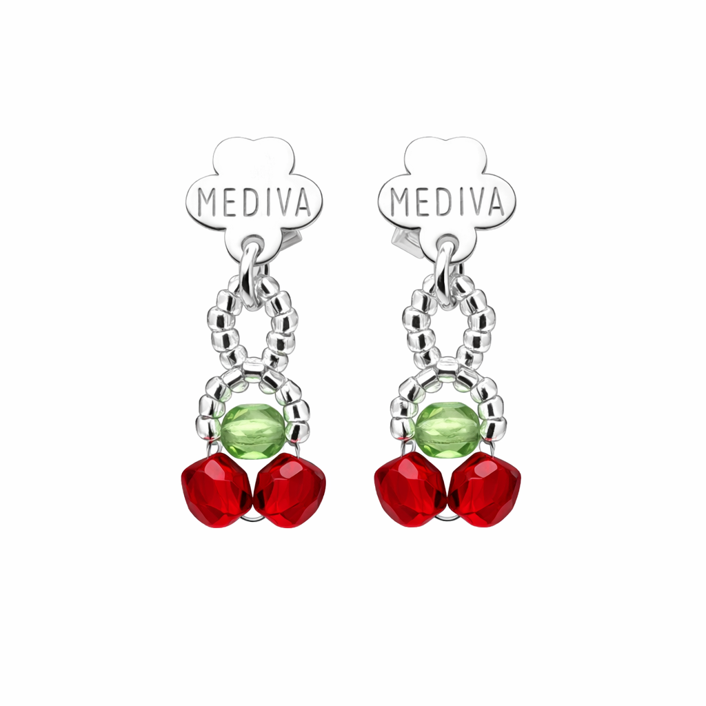 Studs CILIEGIE Argento
