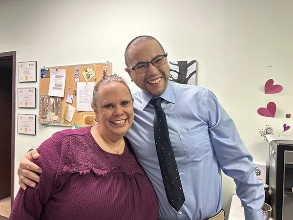Person Supported at Work with Manager