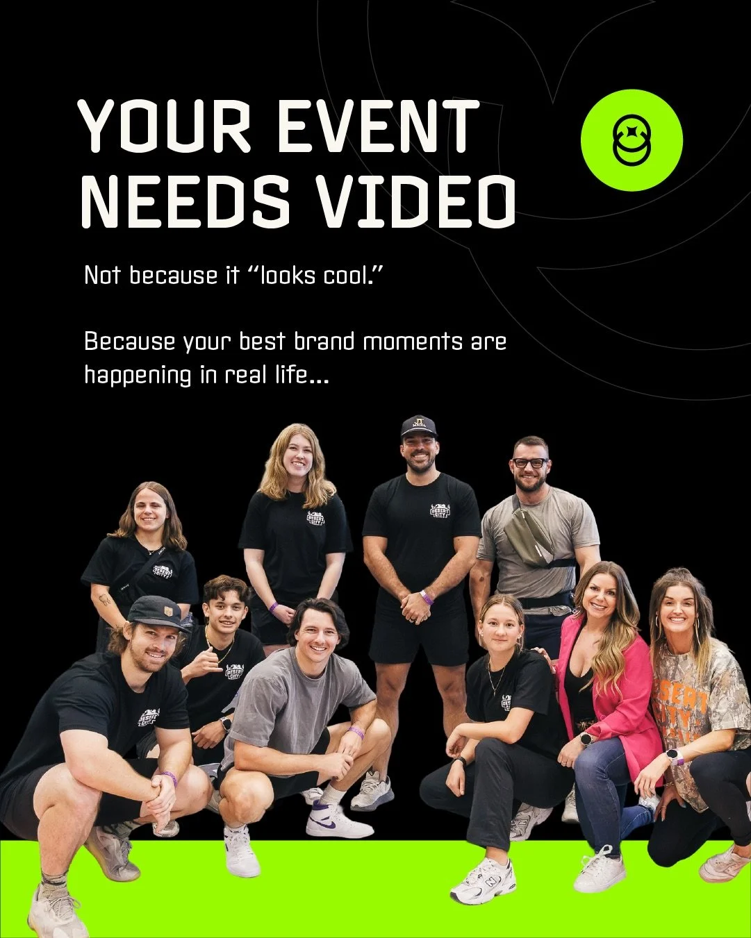 For fitness brands in Phoenix, events are one of the best ways to show what your brand actually feels like.

The energy.
The community.
The lifestyle.
The reason people keep coming back.

Video footage lets you turn one event into weeks of content th