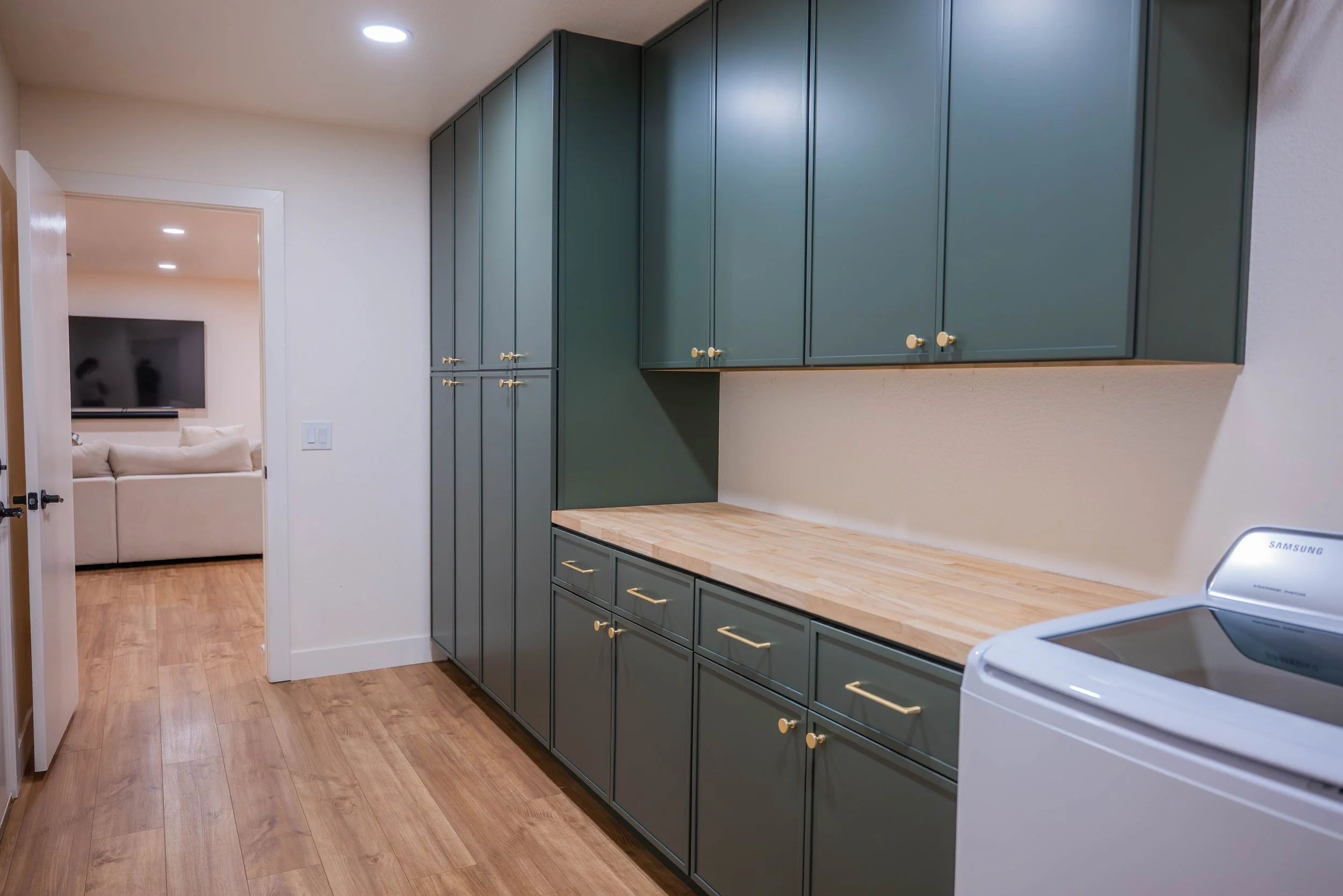 Phoenix renovation photo capturing a redesigned laundry space with contemporary styling.
