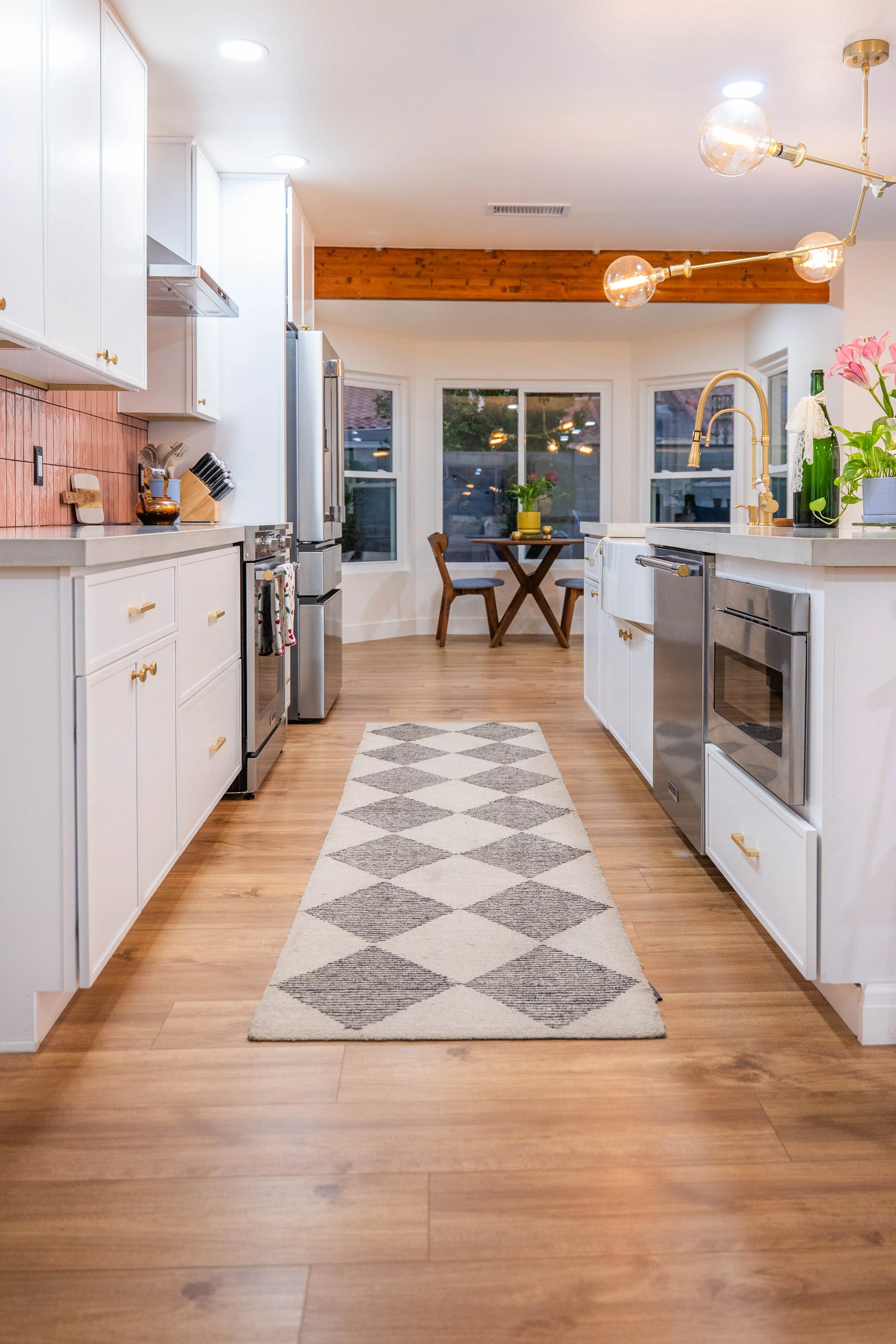 Interior branding photography capturing refined details in a newly renovated Phoenix kitchen.