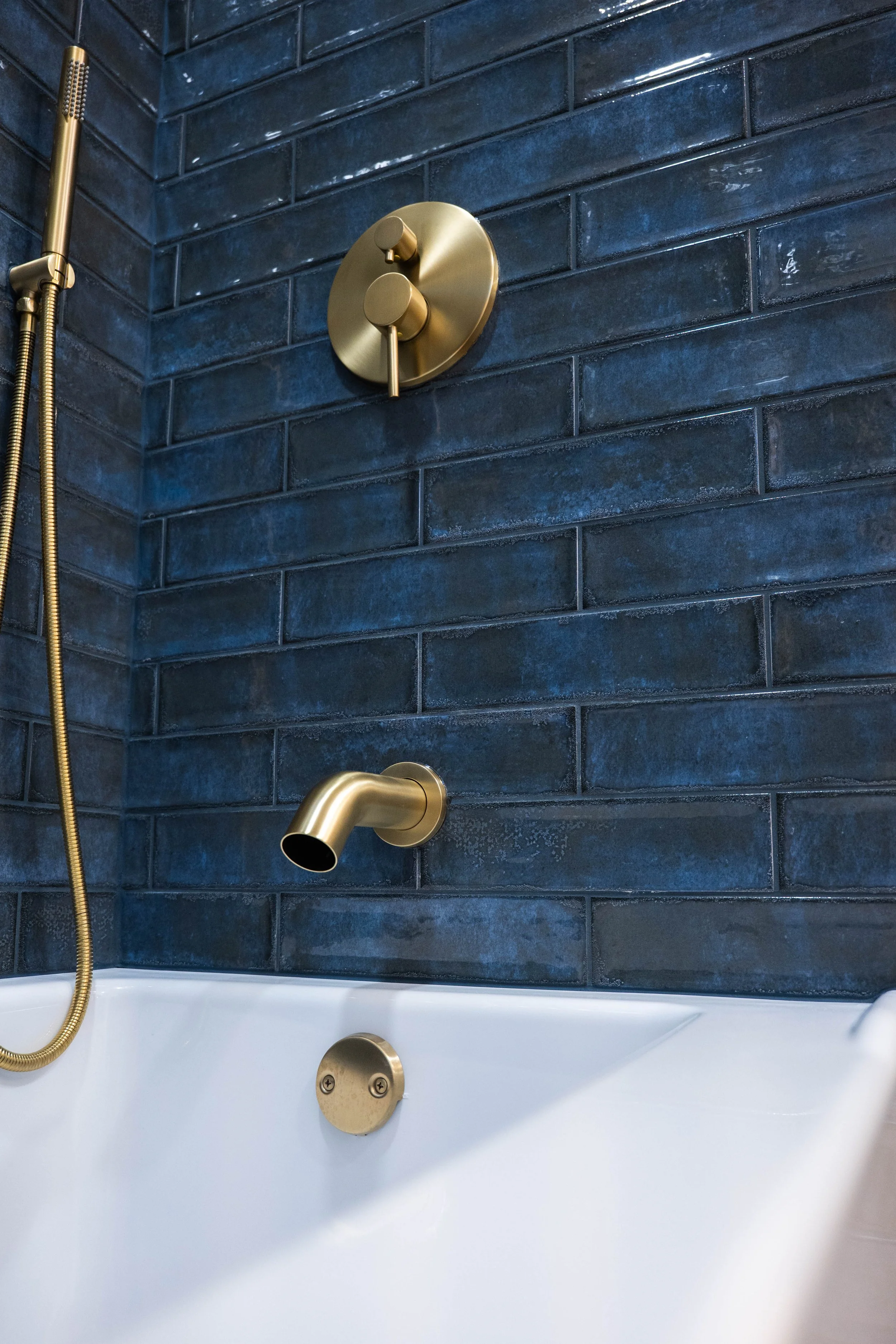 Professional branding photo capturing the final look of a remodeled bathroom in Phoenix.