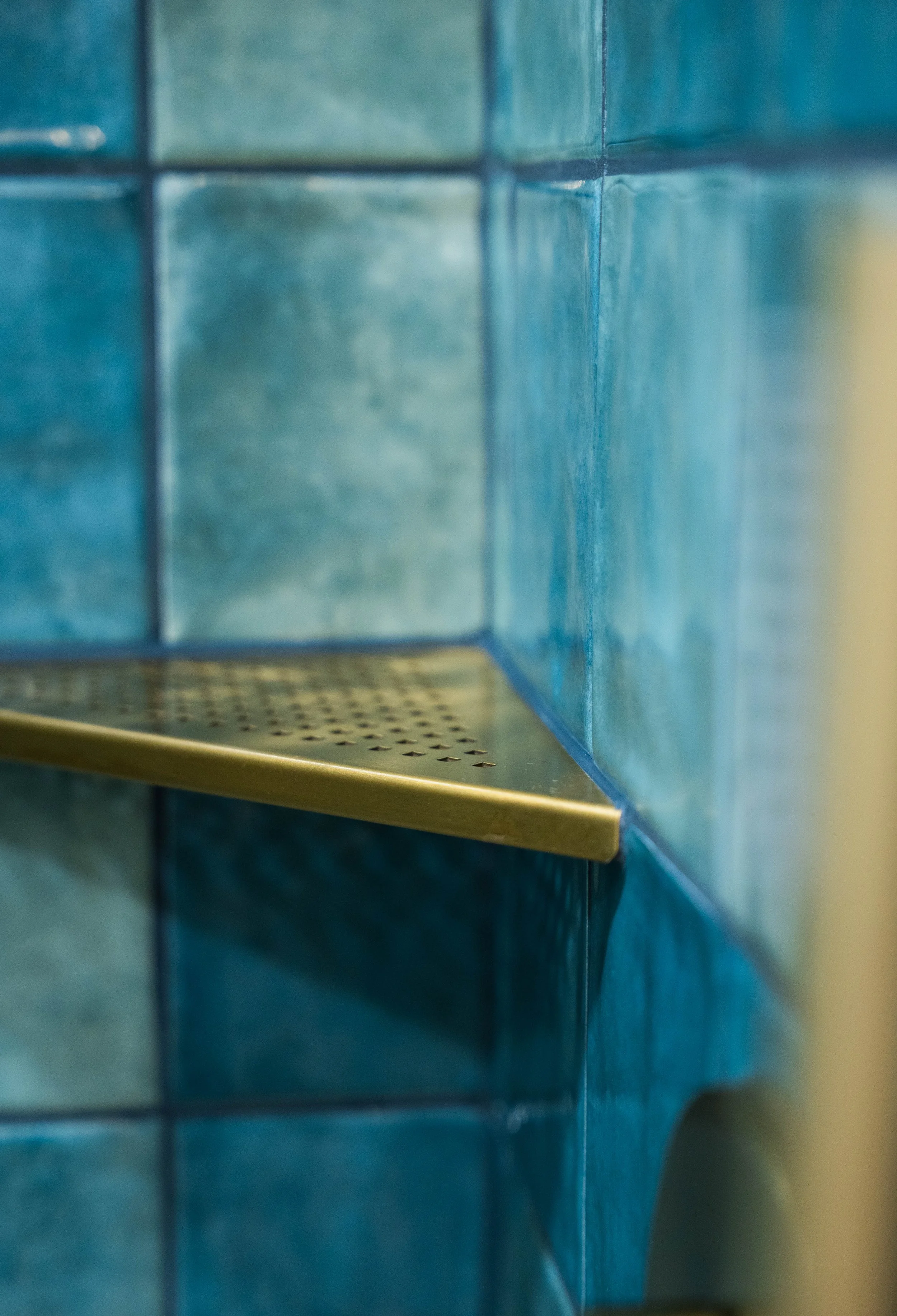 Commercial branding photography capturing bathroom upgrades for a Phoenix construction company.