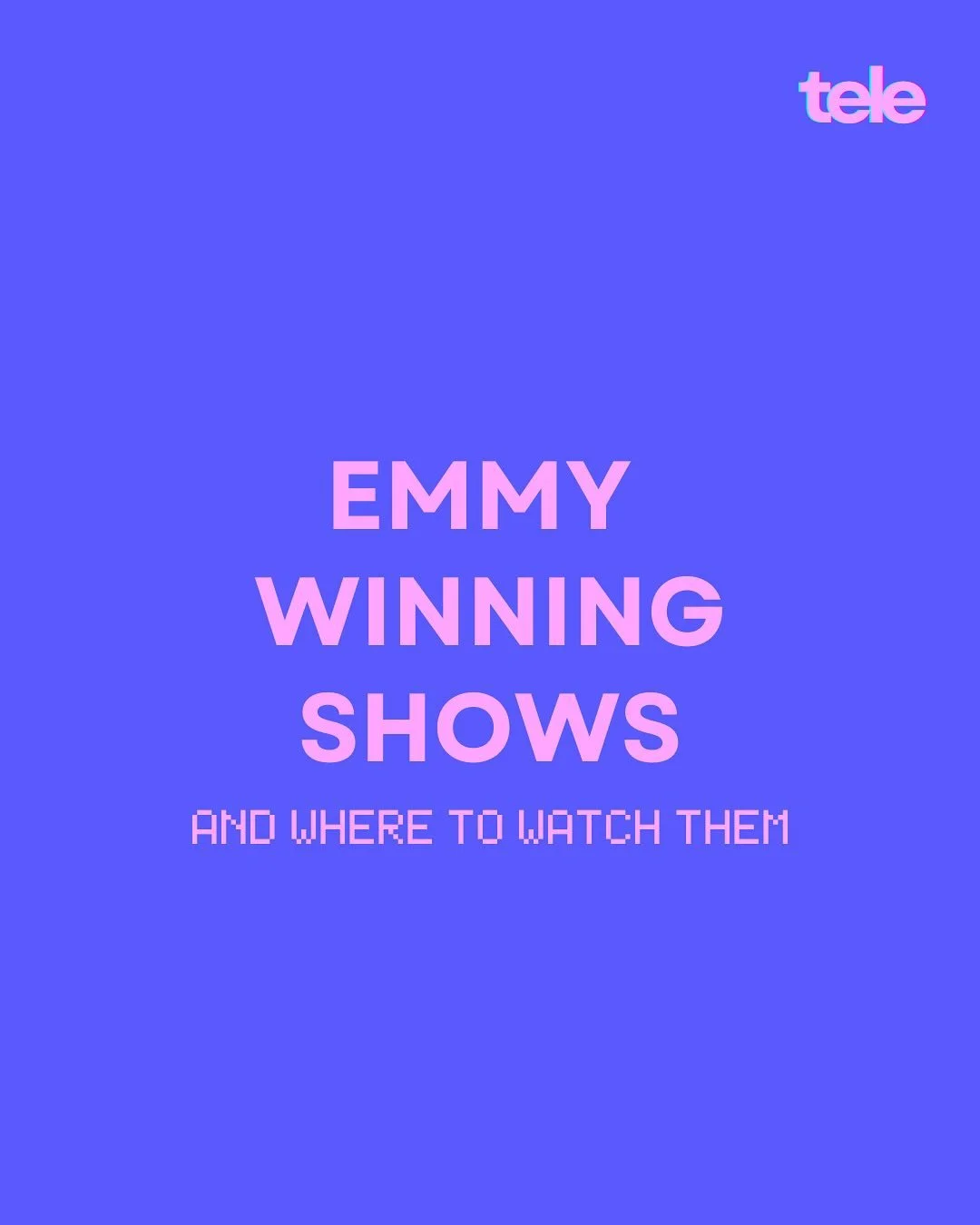 Primetime Emmy winning shows and where to watch them (if you haven&rsquo;t already!)