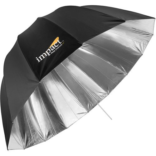 41in Deep Silver Umbrella (w/ sock)
