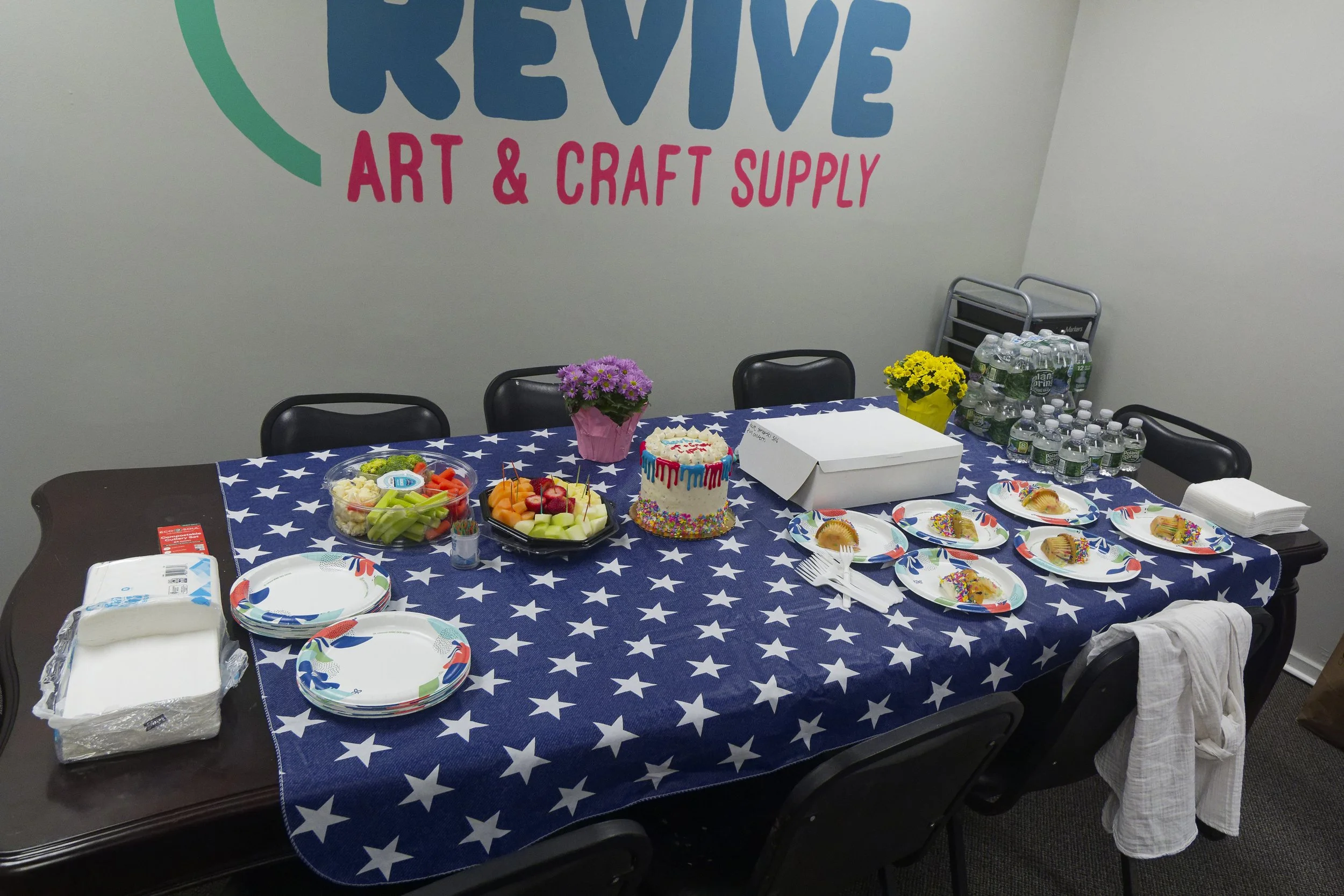 Cake and snacks!