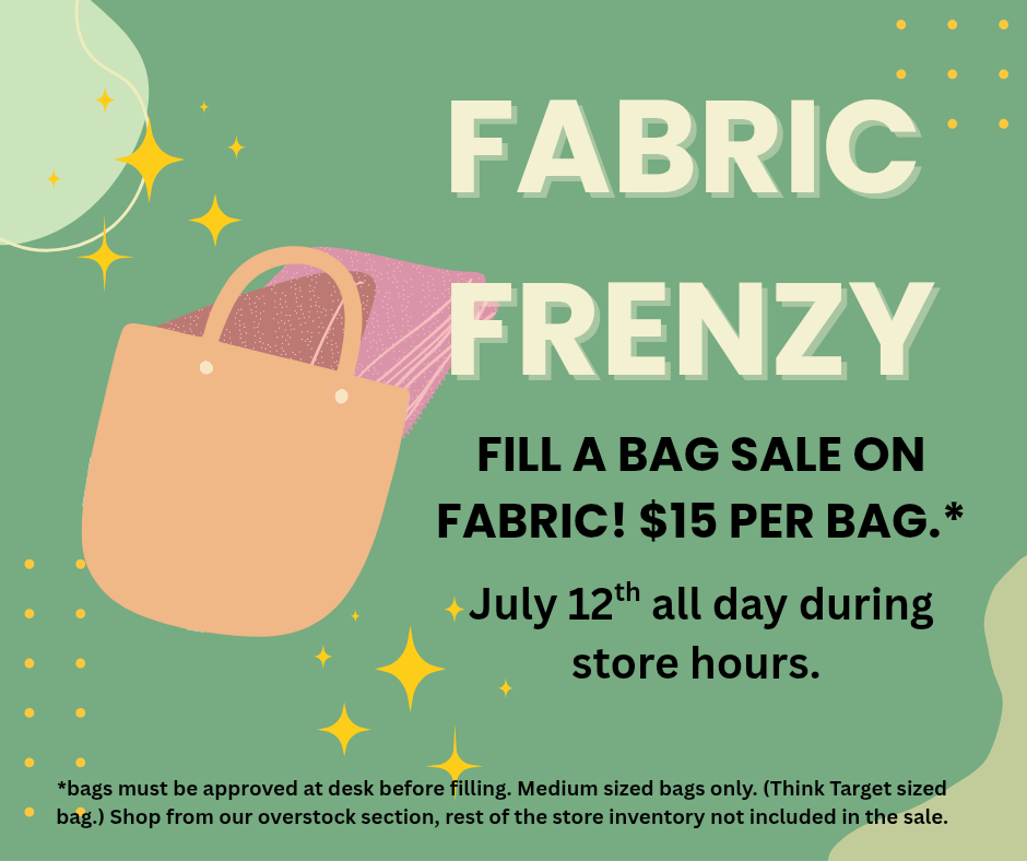 Fabric Frenzy Sale!