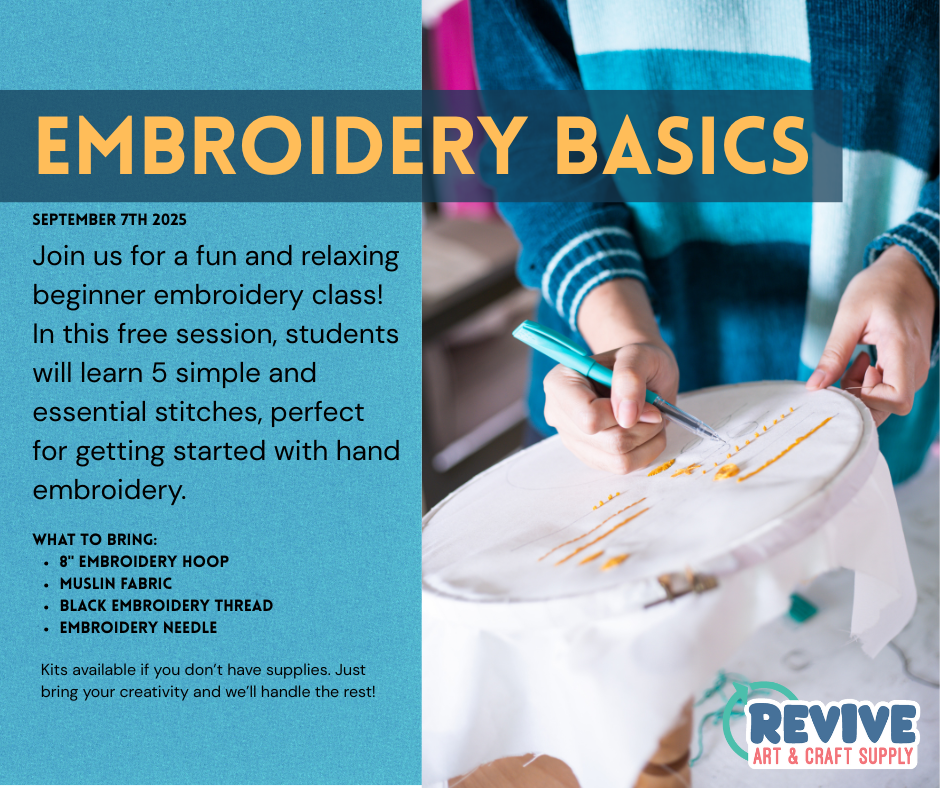 Intro to Embroidery
