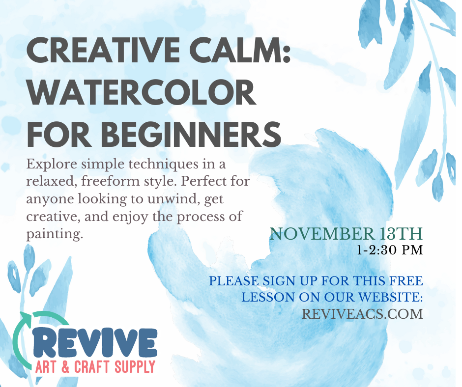Creative Calm: Watercolor for Beginners