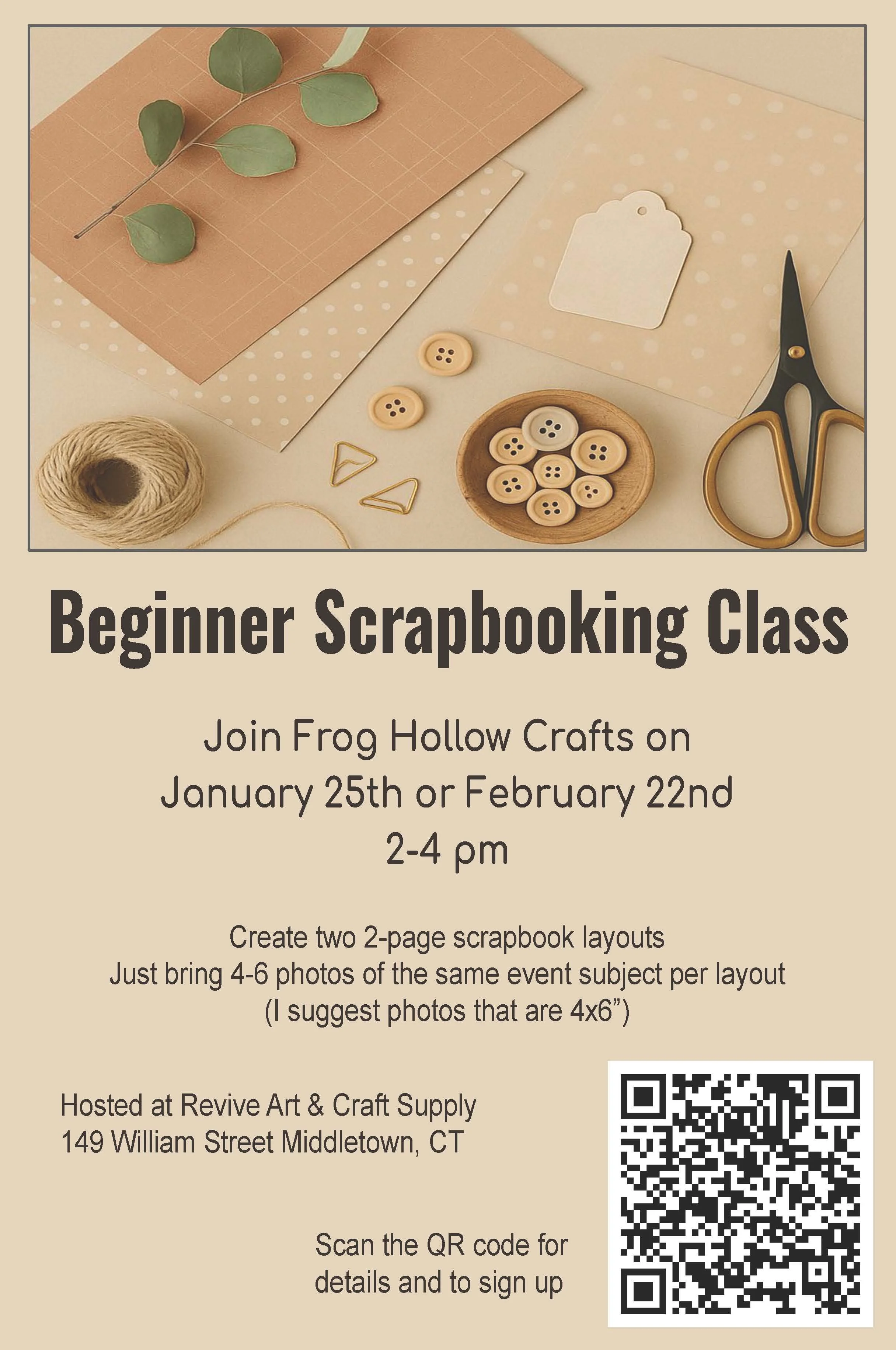 Beginners Scrap-booking Class