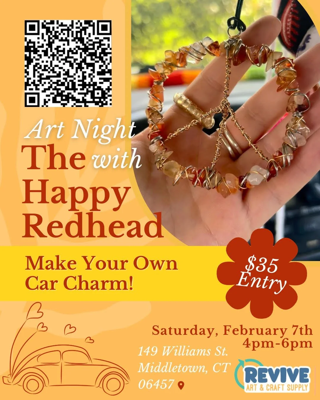 Jewelry class with The Happy Red Head