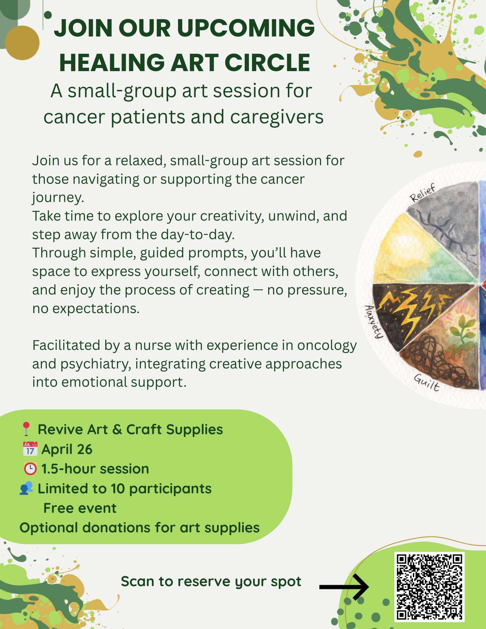 Healing Art Circle for Cancer Patients