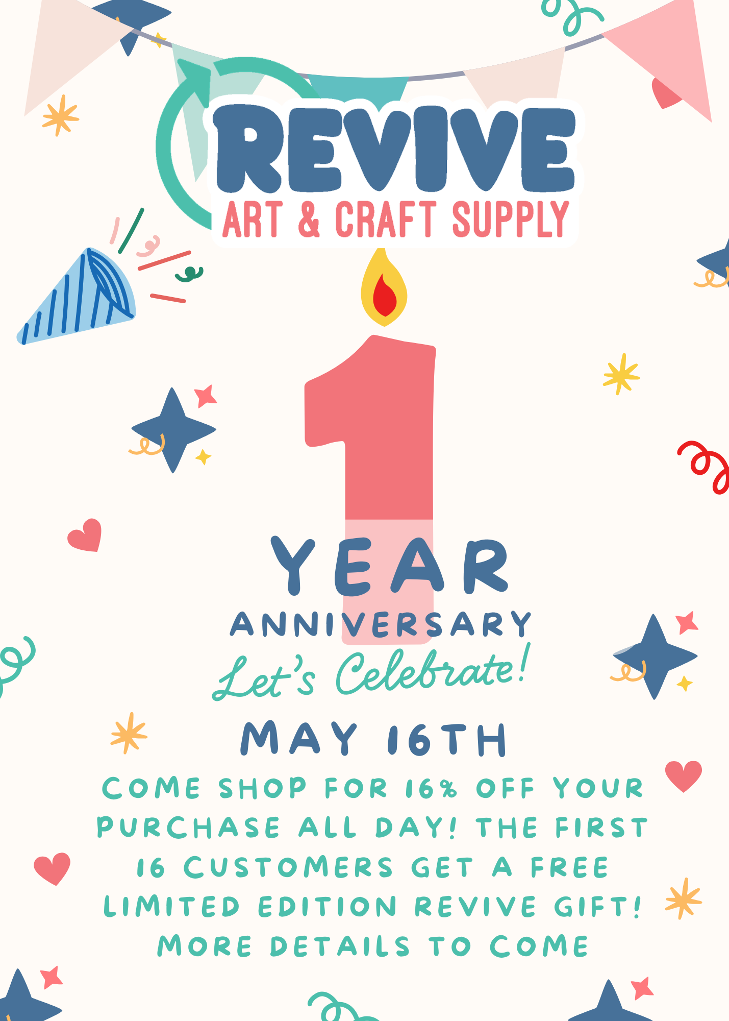 One Year Anniversary Event