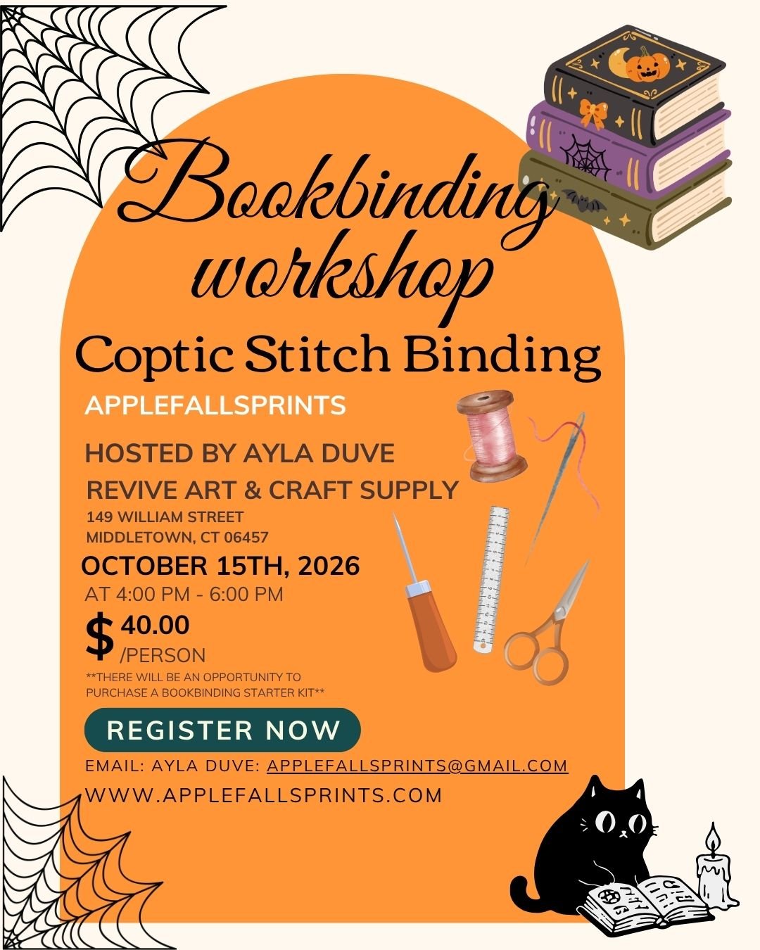Bookbinding Class with Ayla