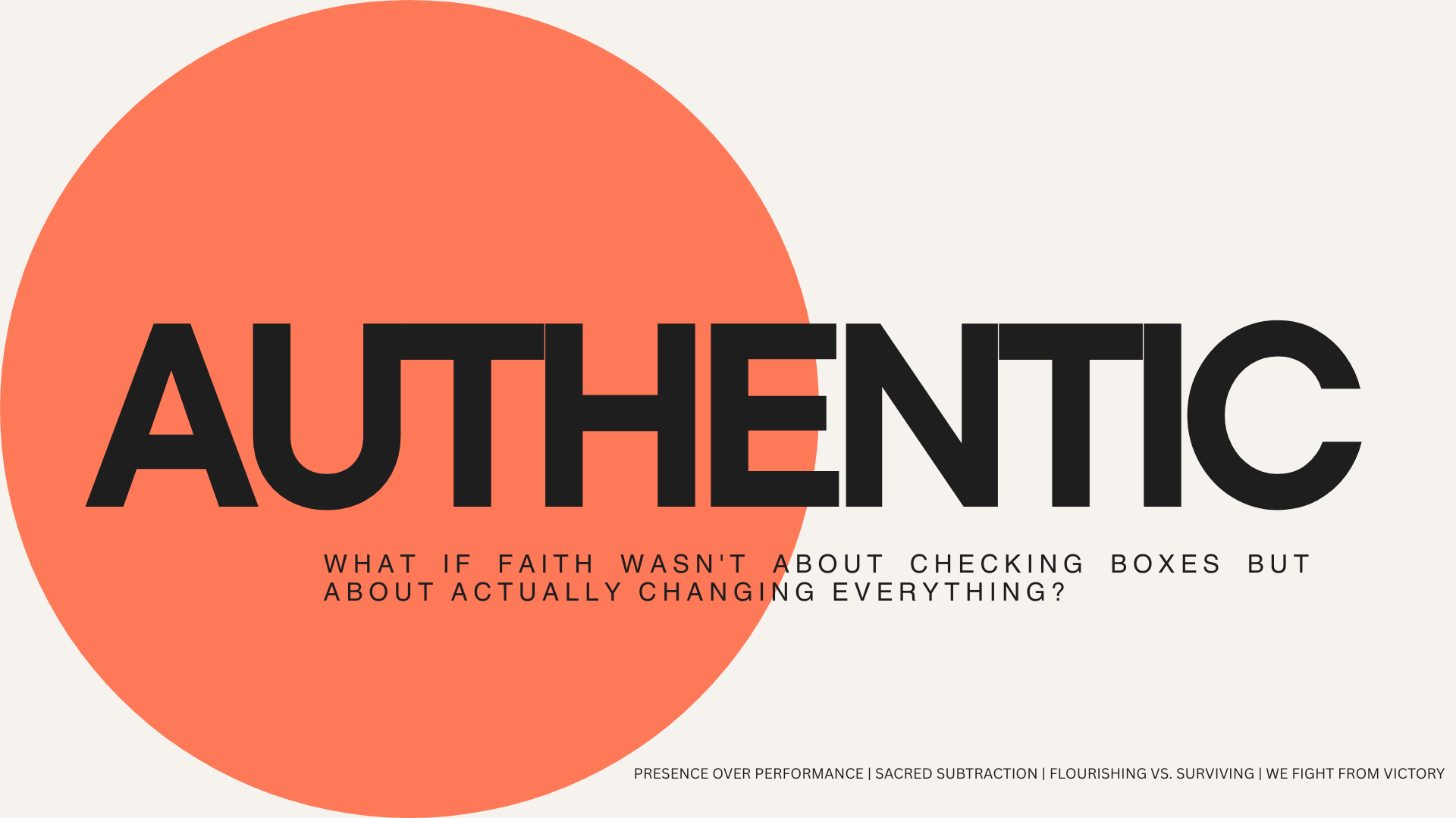      

 
    Day 1: The Foundation of Everything    Devotional   Have you ever wondered what makes the difference between going through the motions of faith and experiencing genuine spiritual growth? Many of us think spiritual maturity comes from che