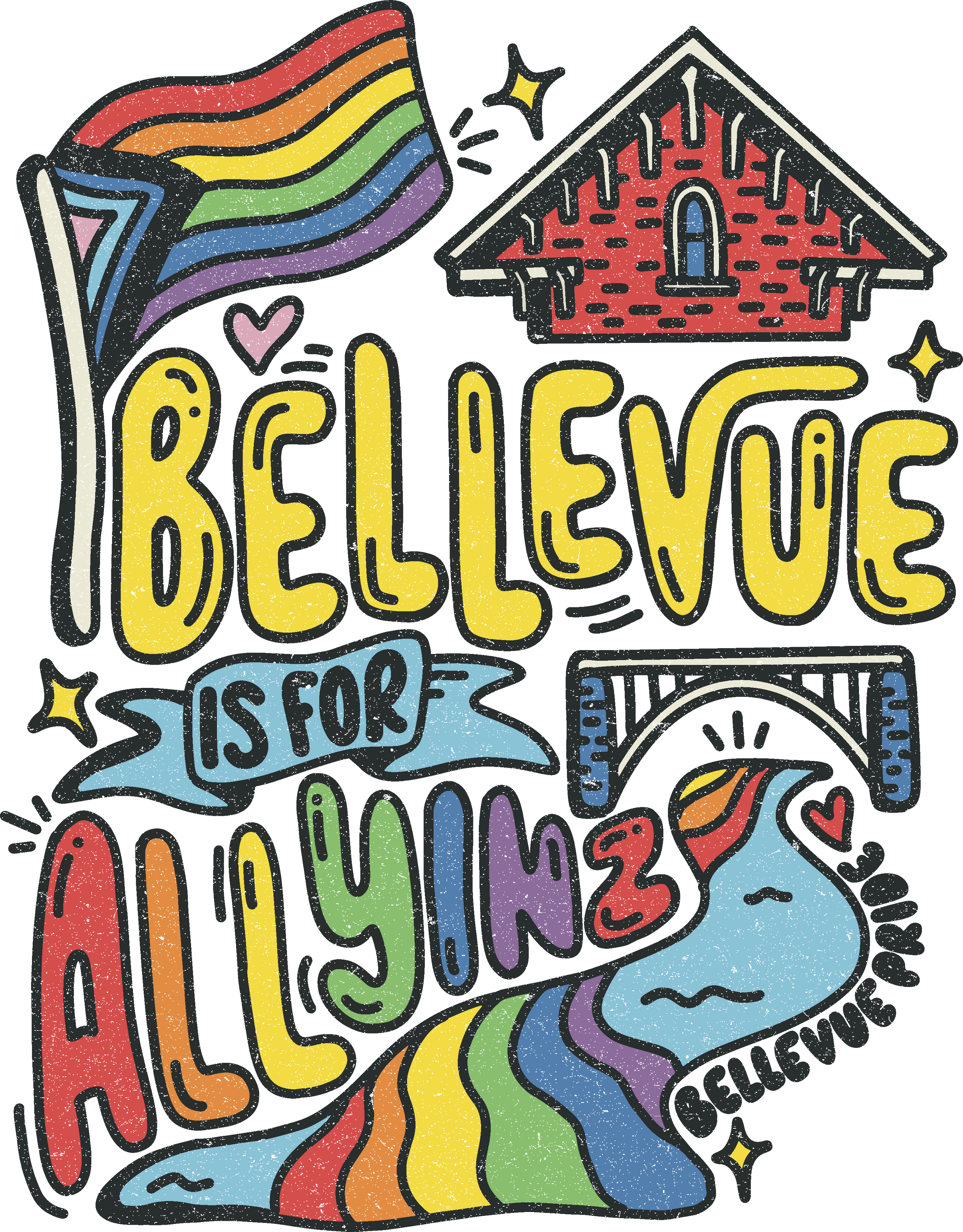 Bellevue Pride 2026 shirt