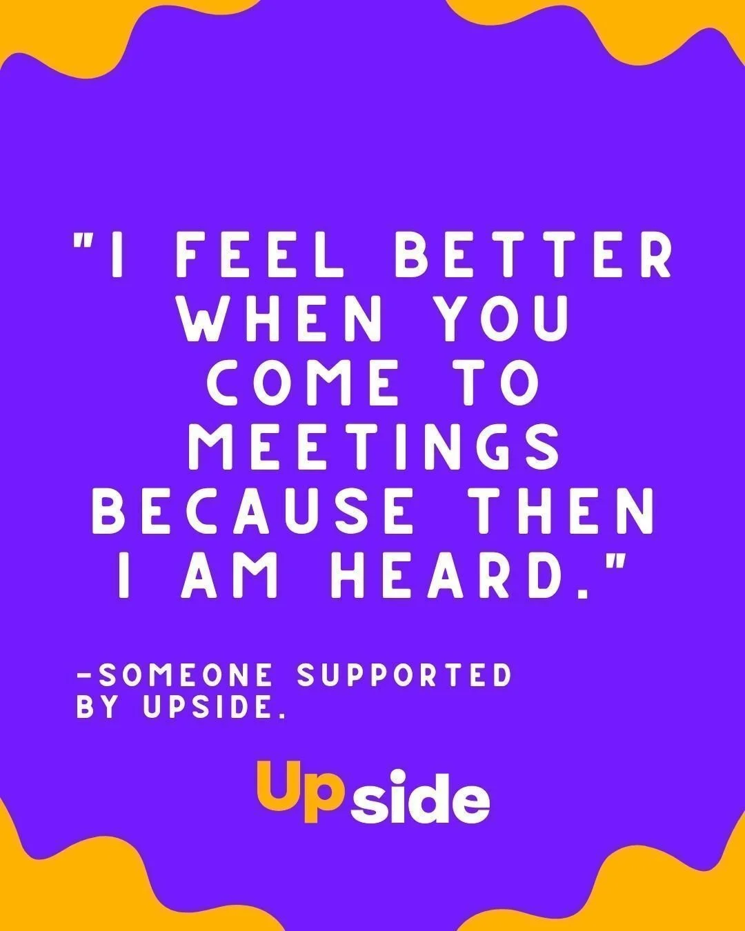 Upside provides vital advocacy support, working to ensure that people leaving prison after short-term sentences have their voices heard and their rights respected.