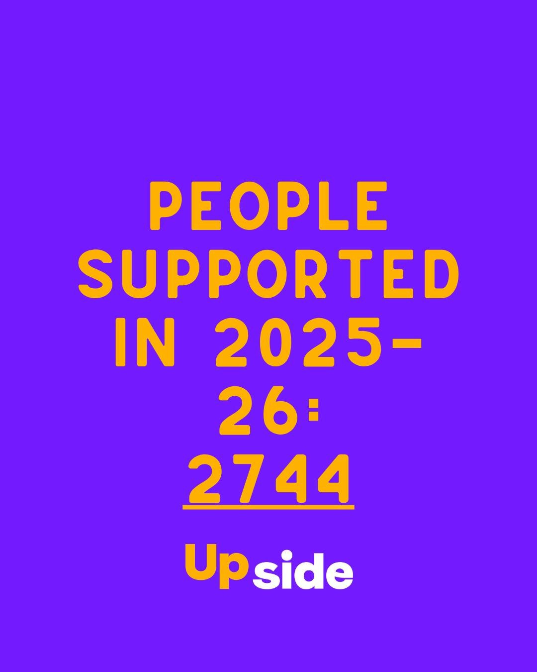 Upside supported over 2,700 people in our first year of delivery. Find out more about our work in the Annual Report linked in our Bio.