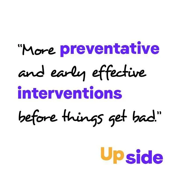 People taking part in Upside Voices often linked their justice involvement to longstanding unmet needs, including trauma, housing instability, mental health difficulties and problems accessing recovery support. #UpsideVoices