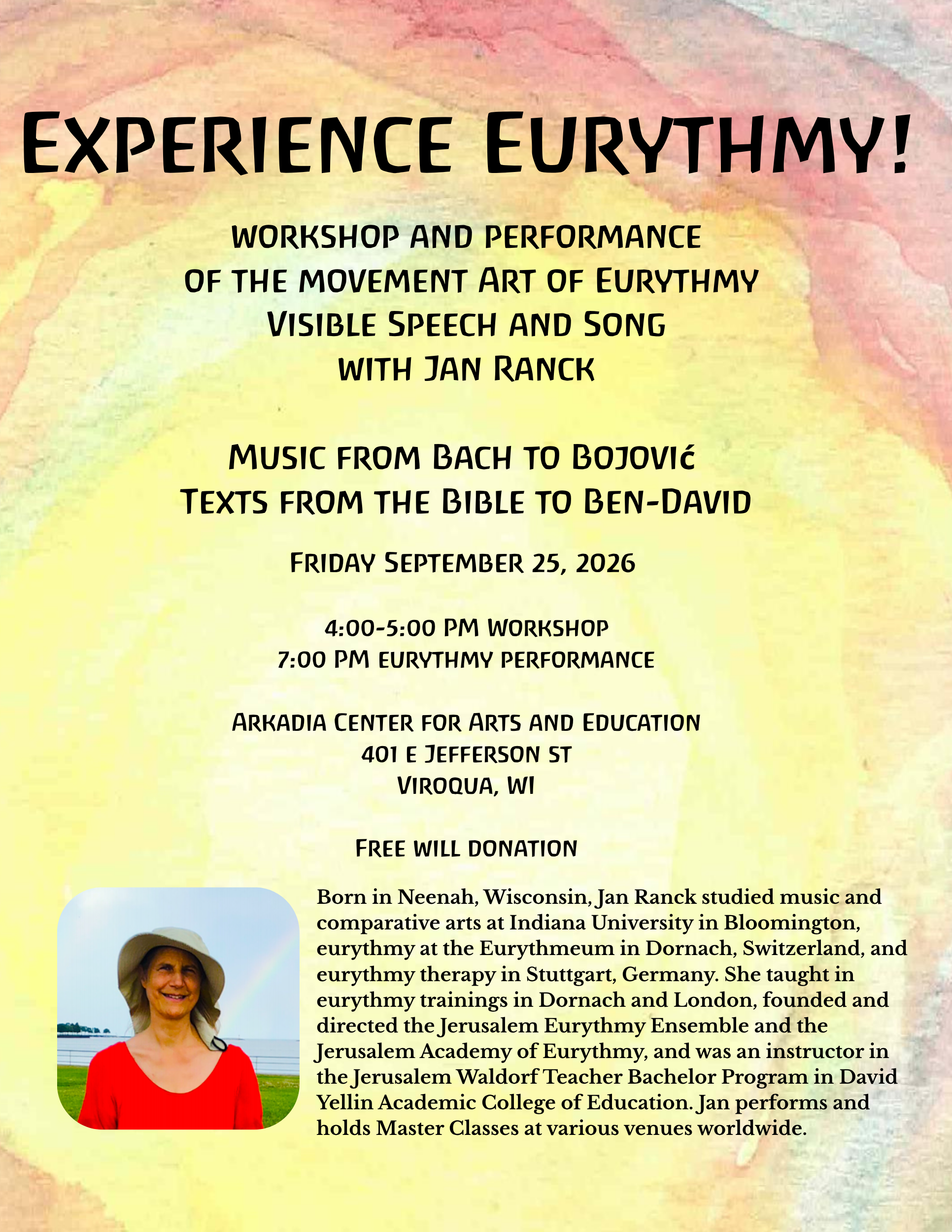 Experience eurythmy! with Jan Ranck