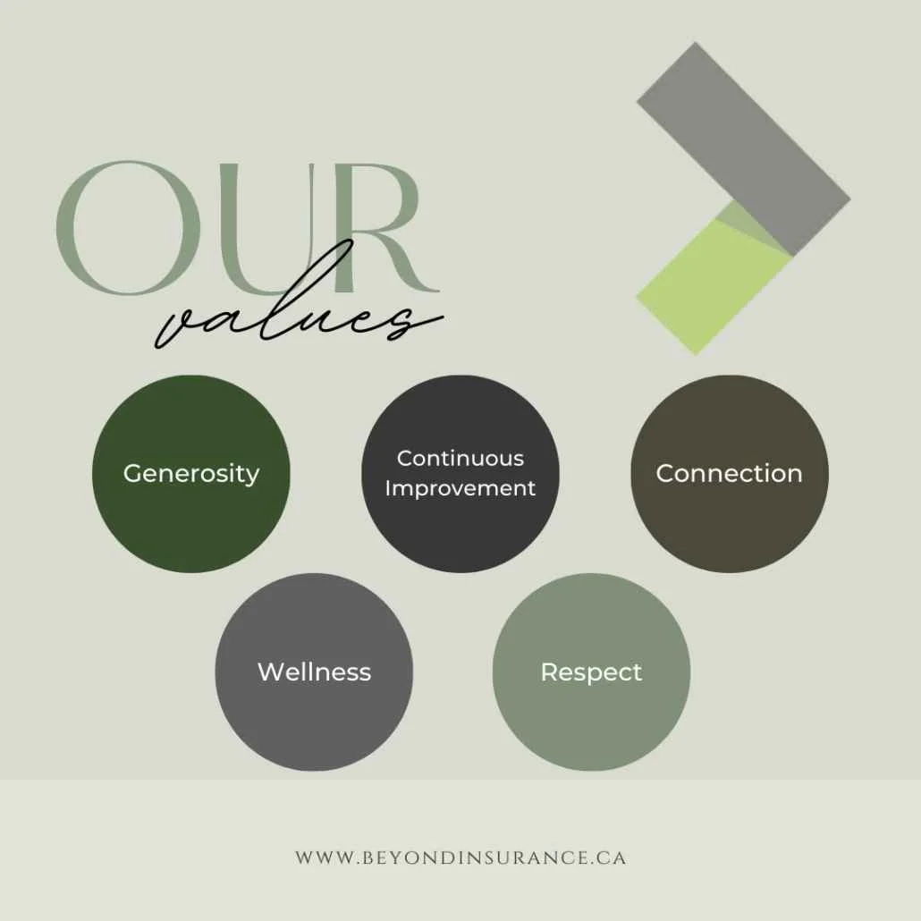 Beyond Insurance Company Values