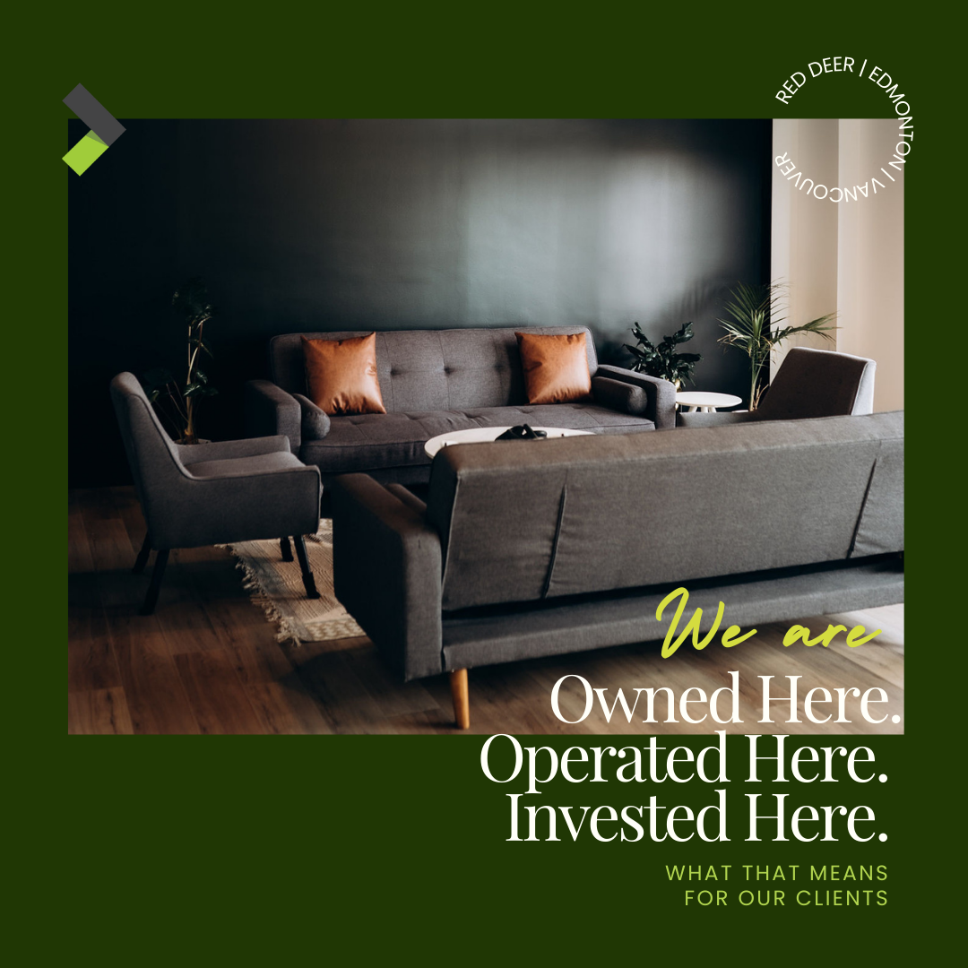 Owned Here. Operated Here. Invested Here.&nbsp;