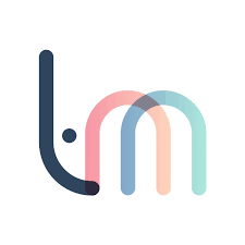 the picture shows three letters T N N joined up. The letters are blue, pink and green with a rainbow effect