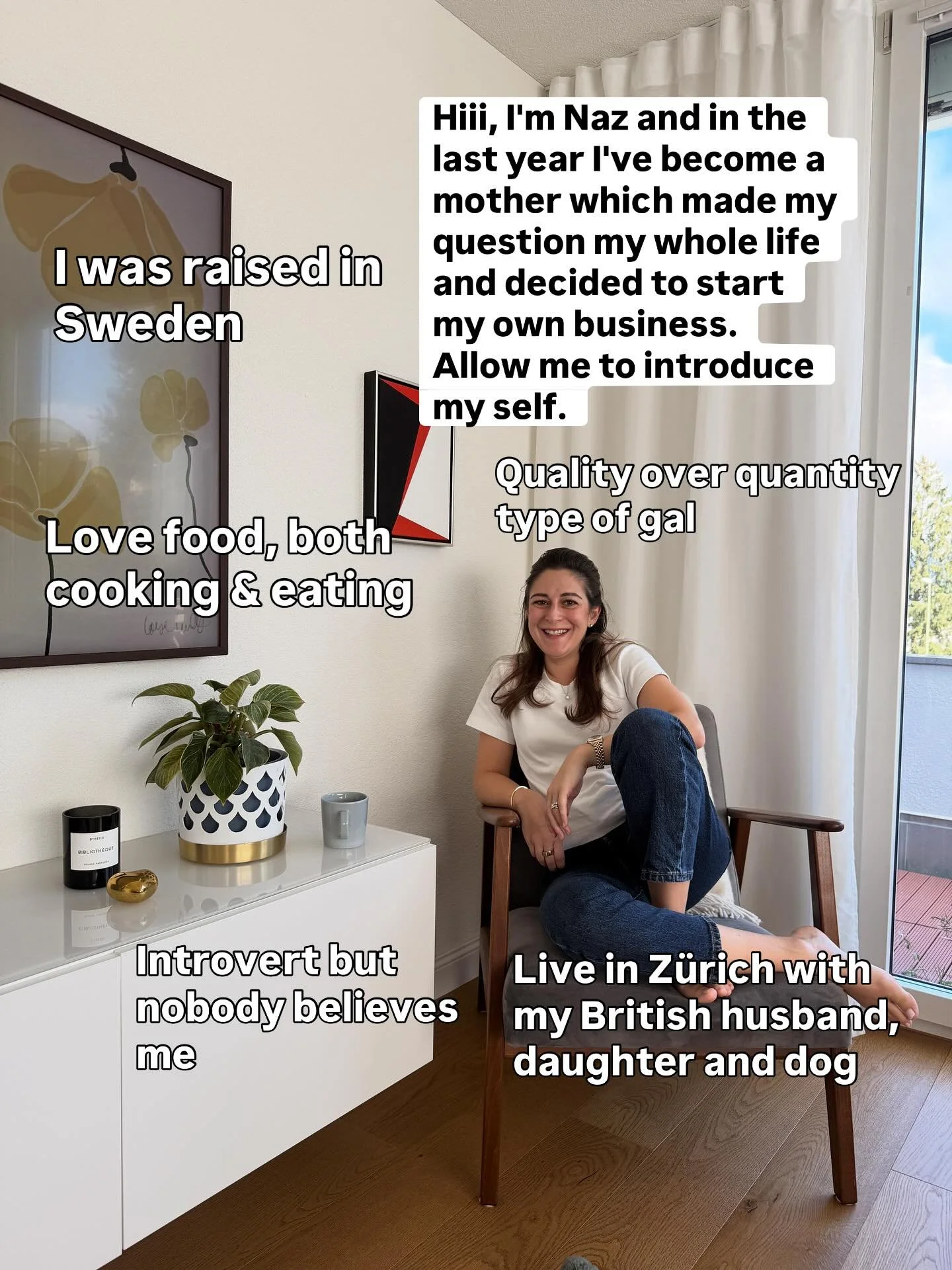 You may be following me but you might not really know much about me. Let me introduce myself so you can get to know the person behind Maison Nava 🤍🌿✨ I&rsquo;m so happy to welcome you to my little corner of the internet.