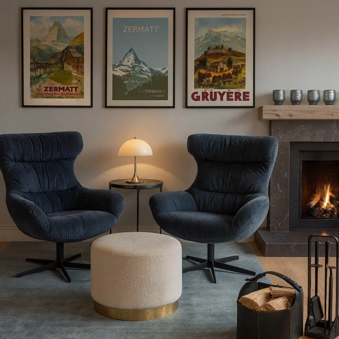 A snug is always my favourite part of a home, it&rsquo;s so cosy and warm and should truly feel like a hug. These armchairs do just that! What&rsquo;s your favourite room in your home? ✨❤️ 

#interior #minimaldesign #moodydecor