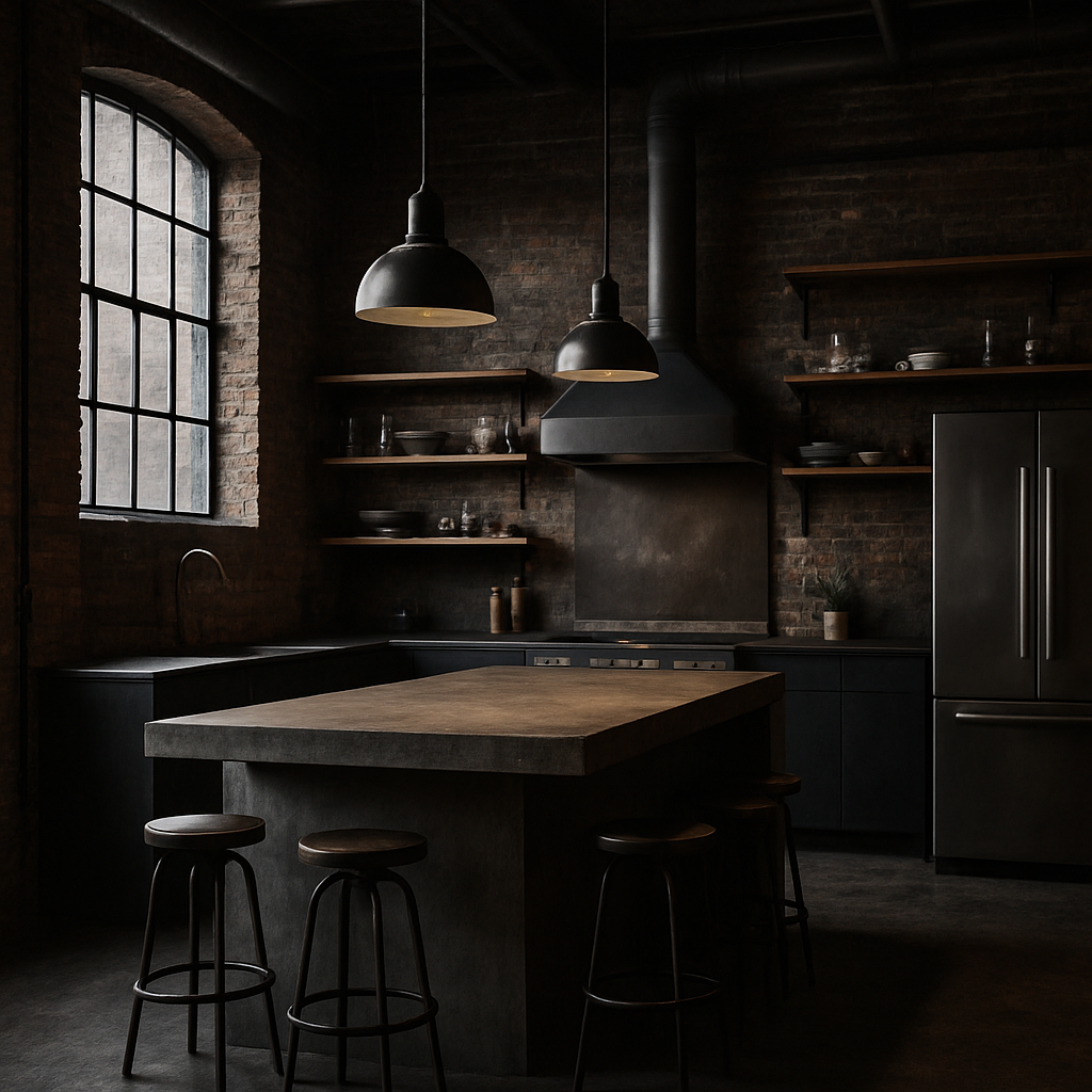 Industrial: Raw materials, exposed features, and a bold, open-plan feel.
