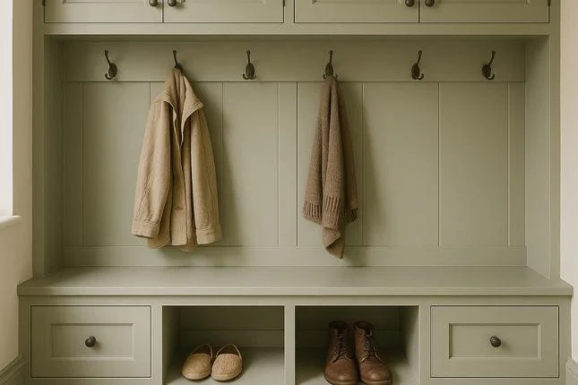 Shaker Doors: A timeless frame detail - great for boot rooms and alcoves.