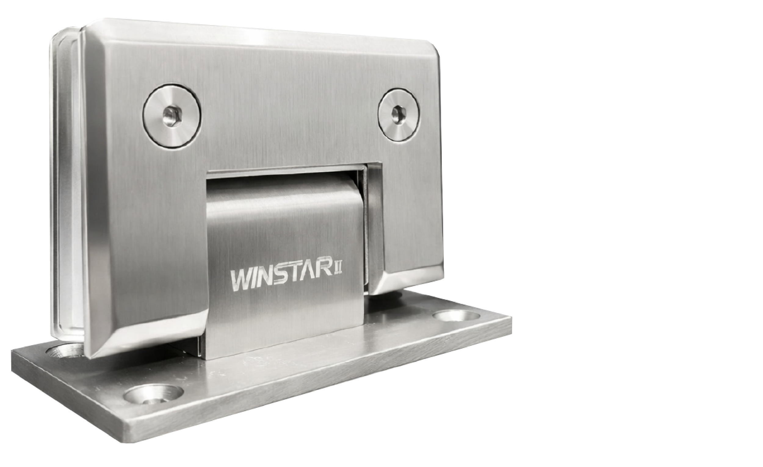 Bisagra Zink Muro - Vidrio Satín