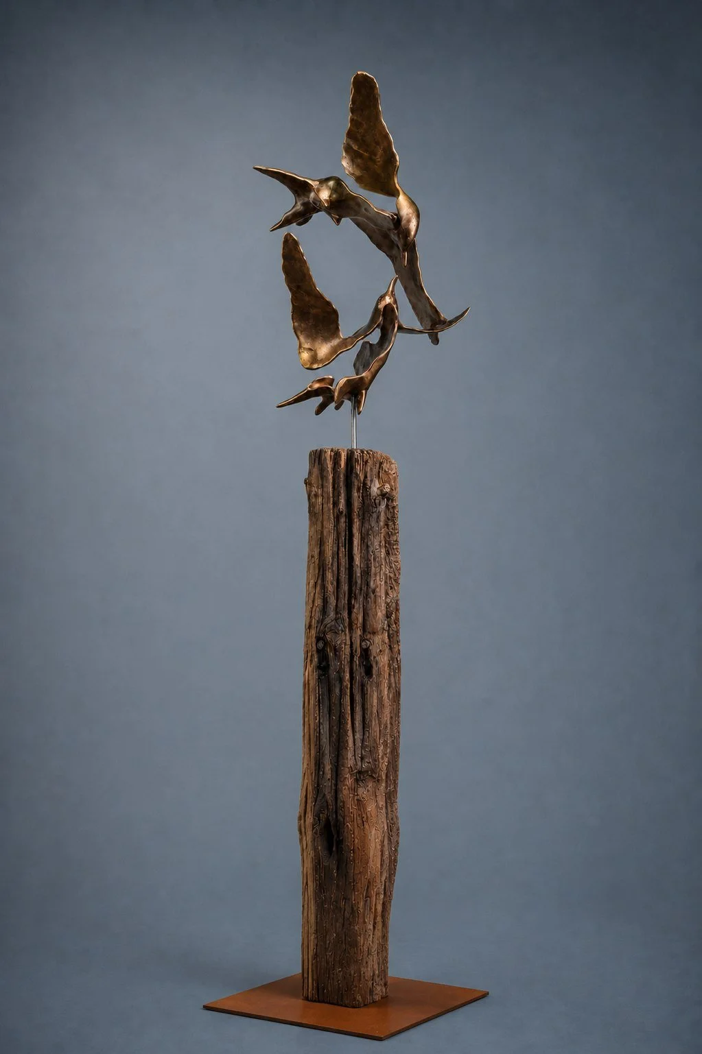 Terns – Connected in Flight  Bronzen Sternen Sculptuur  Laurens Spier (3).jpg