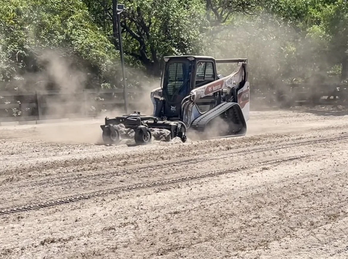 harely rake equine horse arena resurfacing
