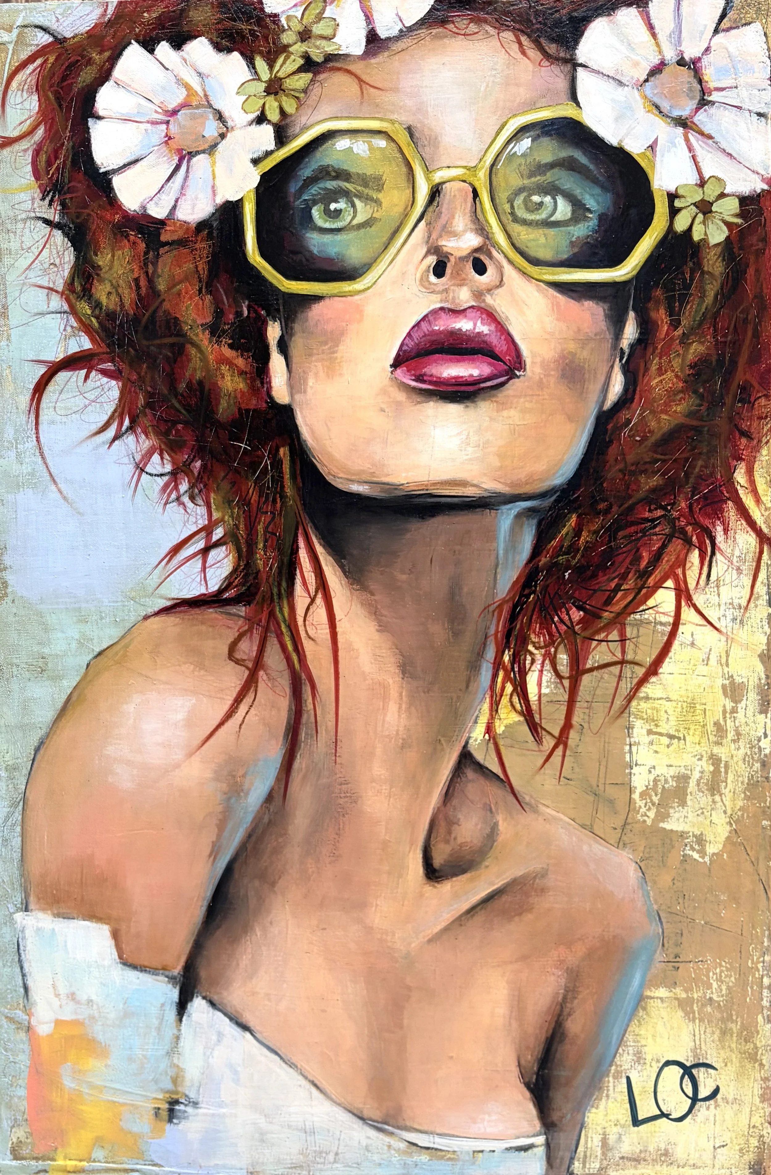 24"x36" - Mixed Media on Canvas - $900.00