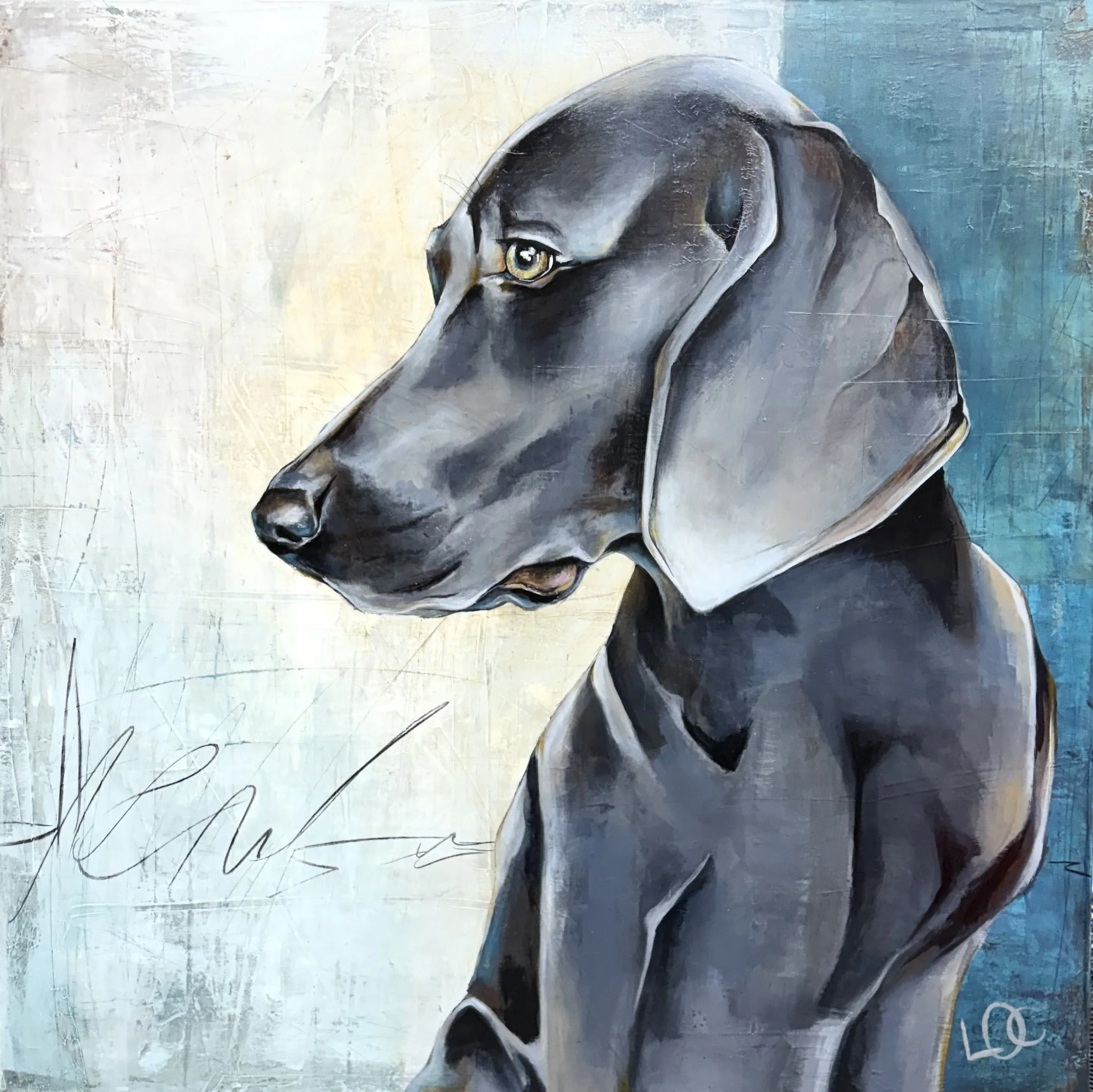 48"x48" - Mixed Media on Canvas - $2200.00