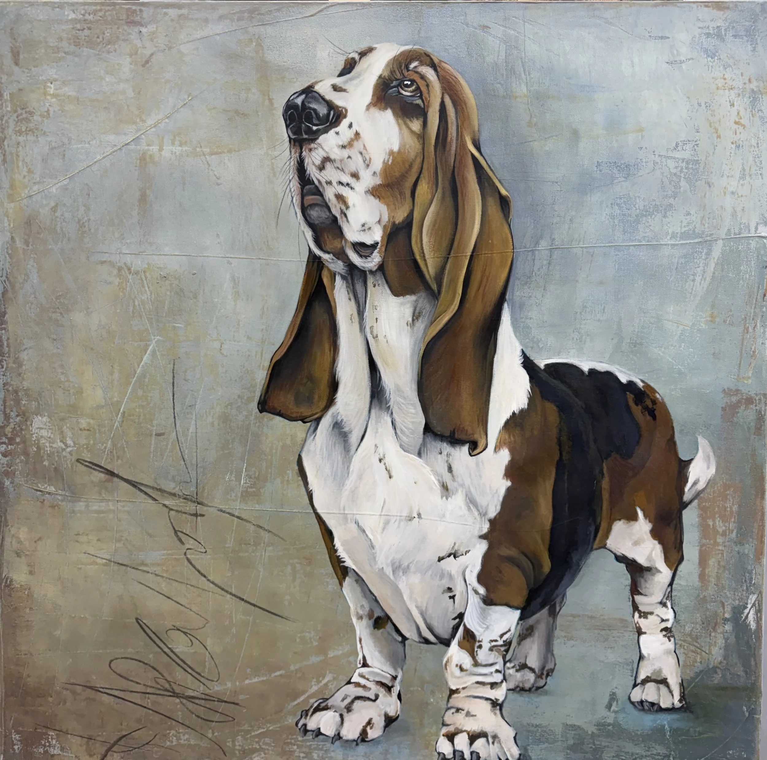 36"x36" - Mixed Media on Canvas - $1200.00