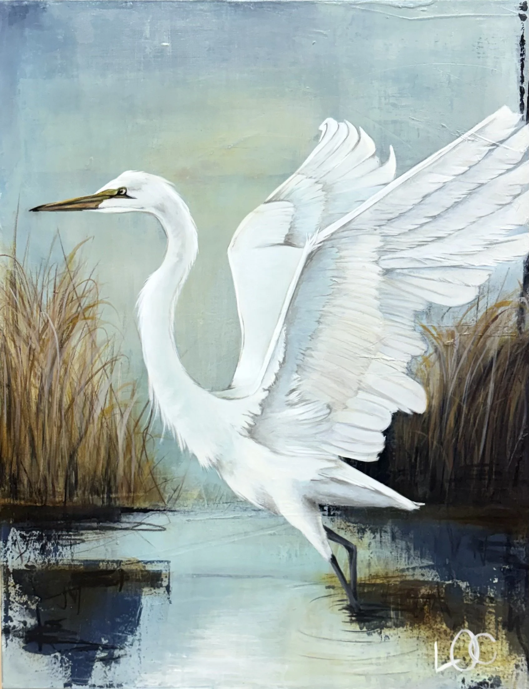 22"x28" - MIxed Media on Canvas - $600.00