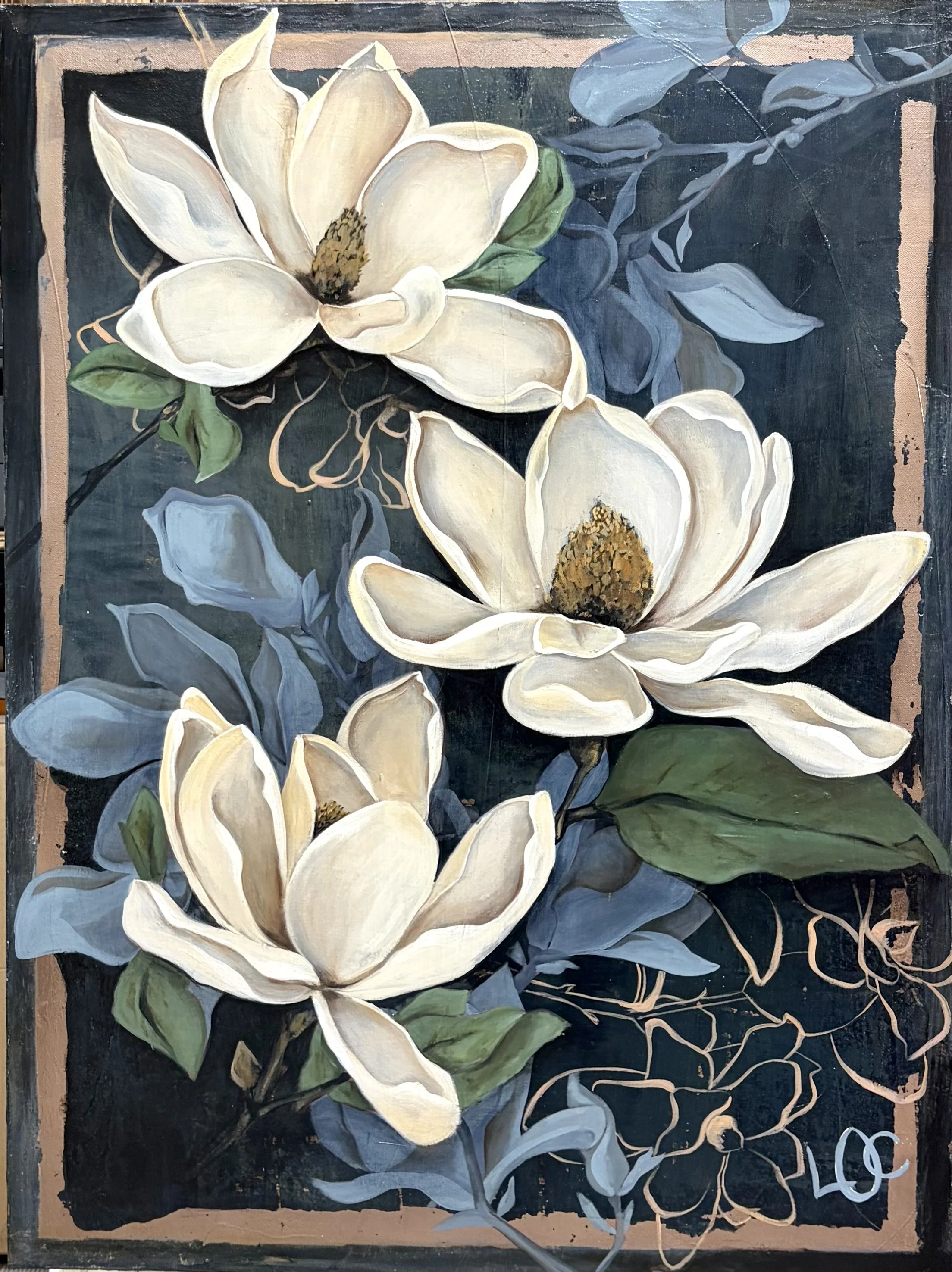 - 30"x40" - Acrylics on Canvas - $1200.00