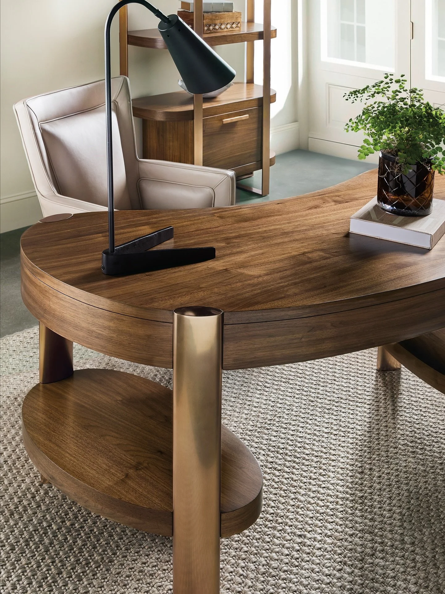 Back to work and back to school calls for a workspace that inspires productivity. The Eleana Home Office brings style and function together, making every task feel a little more enjoyable. ✨📚💻

#HookerFurniture #HomeOfficeGoals #BackToWork #BackToS