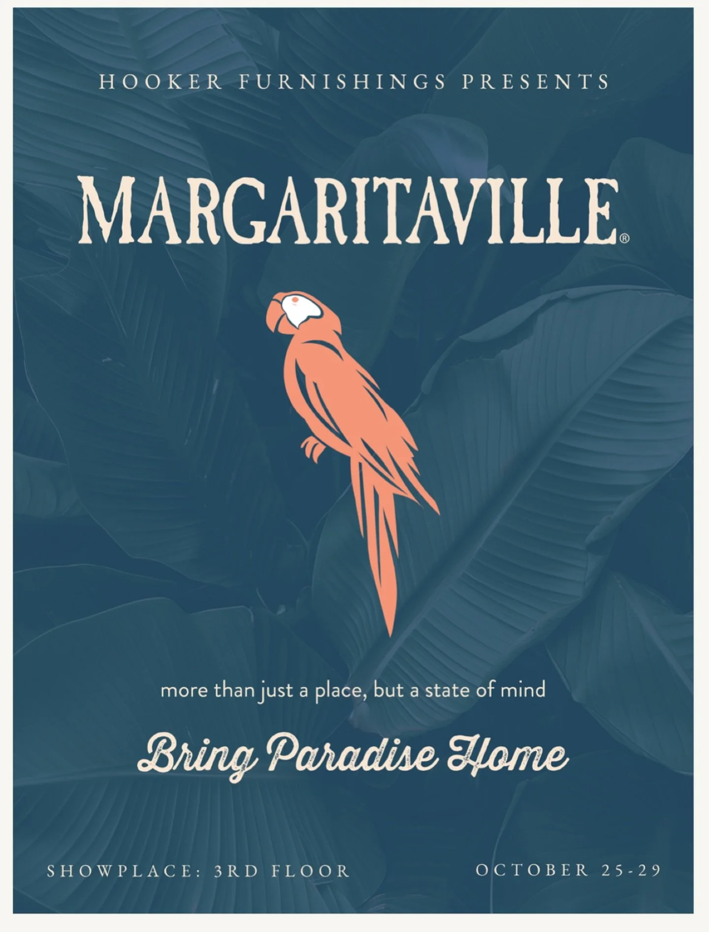 ✨ We can&rsquo;t wait to debut our newest brand &mdash; Margaritaville &mdash; this fall at High Point Market! Get ready for a fresh vibe you won&rsquo;t want to miss. 🌴🍹

#MargaritavilleHome #HighPointMarket #HFChicago #HookerFurnishings