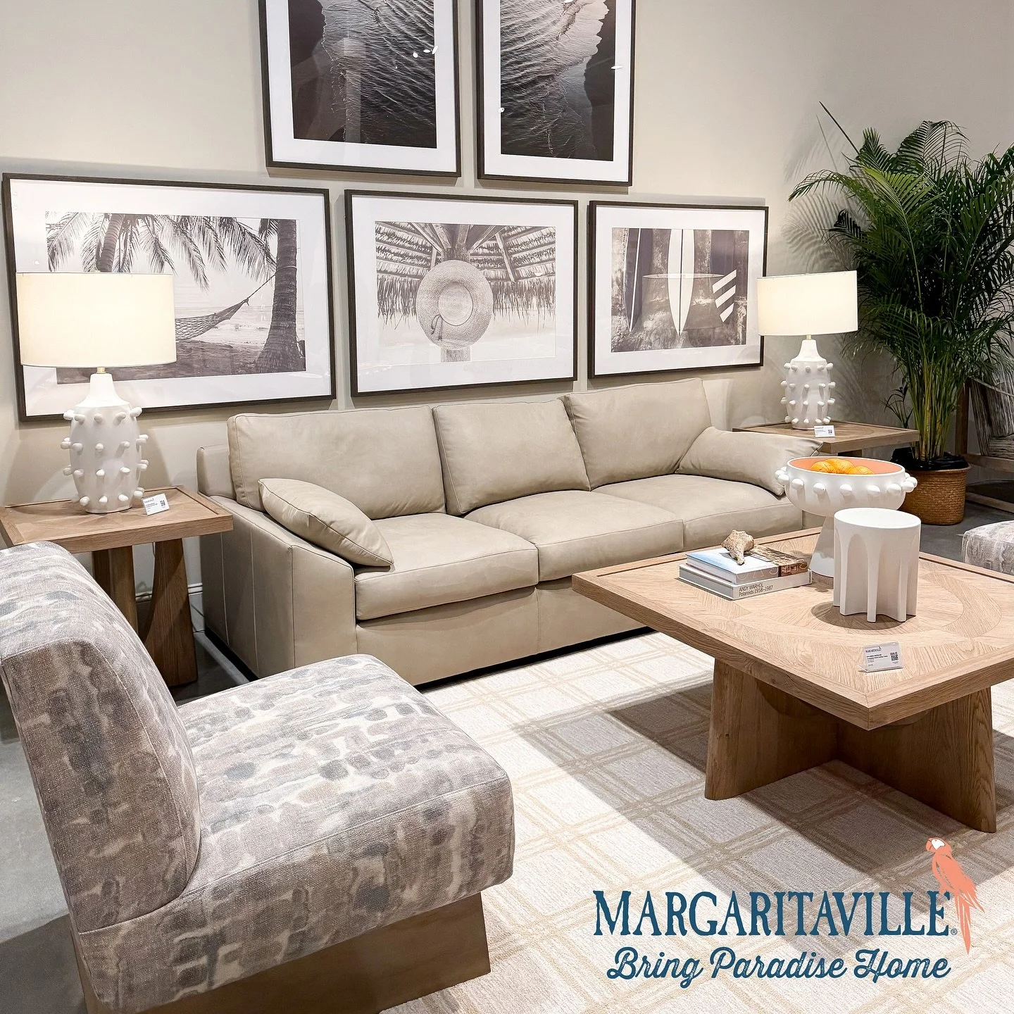 Paradise means something different to everyone &mdash; and Margaritaville by Hooker Furnishings brings that feeling home. Discover the new collection on the third floor of Showplace, where comfort, color, and carefree living define your version of pa