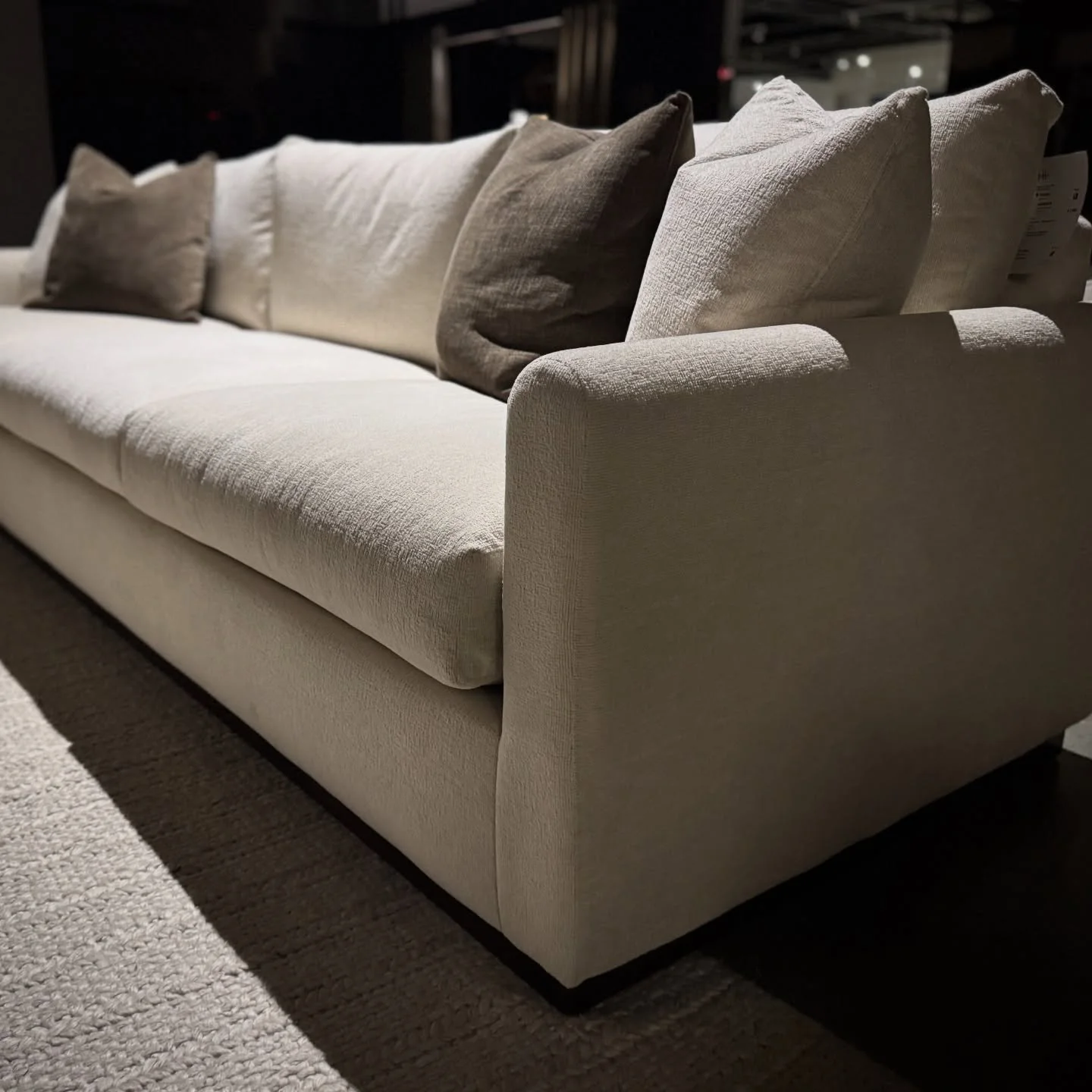 The Briggs Sofa made its debut alongside several stunning new designs from HF Custom &mdash; and it was a huge hit! Everyone loved the fresh silhouettes and endless versatility. Available in 7&rsquo;, 8&rsquo;, and 9&rsquo; lengths &mdash; there&rsqu