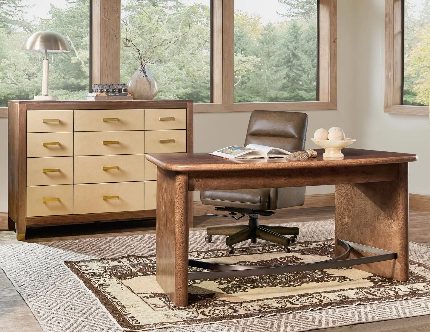 Clean lines meet quiet sophistication with the Romano Writing Desk paired alongside the Zurich Drawer Chest. A refined workspace moment with storage that keeps everything beautifully in place&mdash;where productivity and style work in sync.

#HookerF