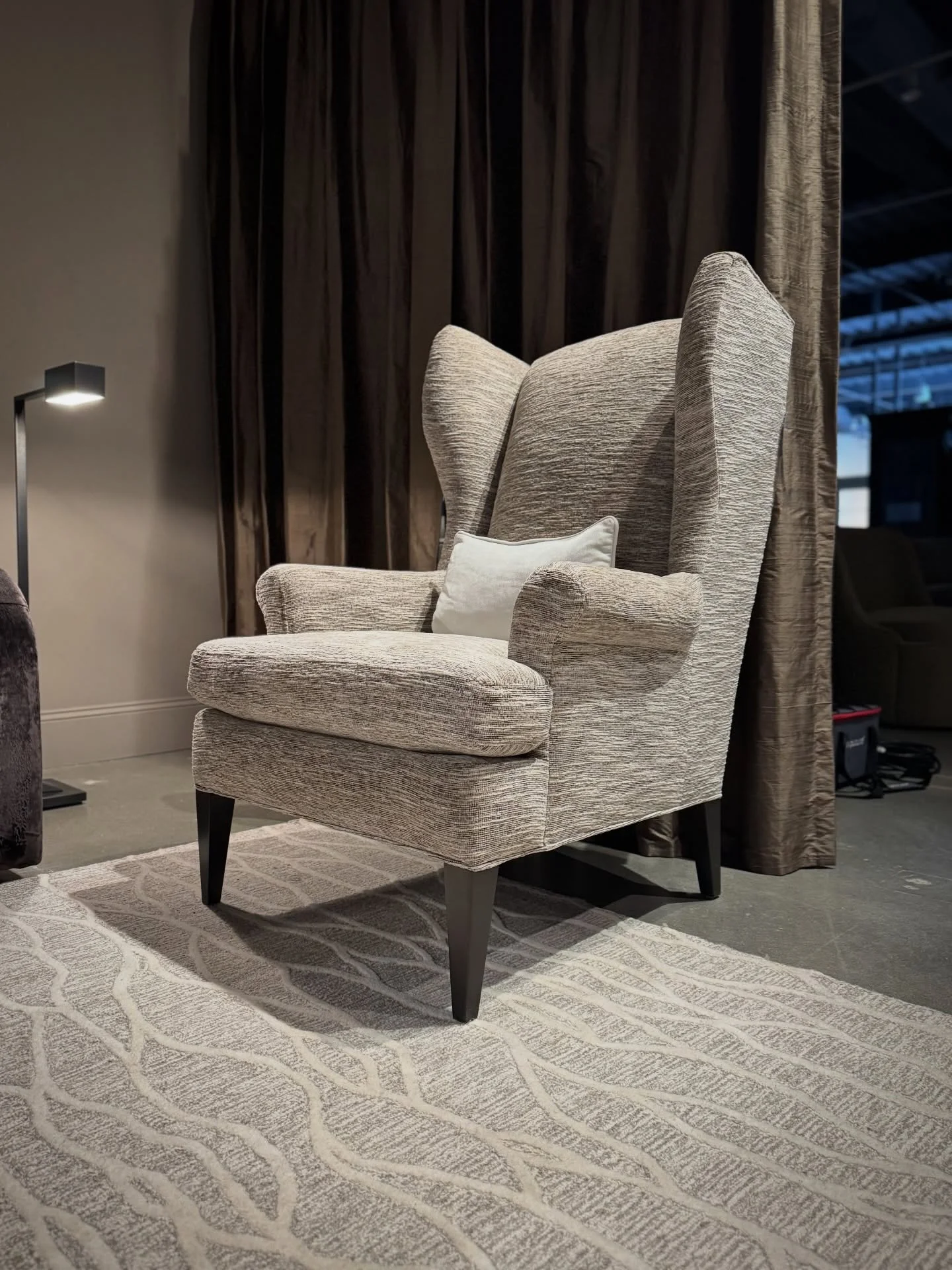 The Sean Wing Chair doesn&rsquo;t just sit in a room&mdash;it commands it. Now available in leather or fabric through Hooker Custom Upholstery, it&rsquo;s where striking design meets tailored comfort.

#HookerFurnishings #HookerCustomUpholstery #Sean