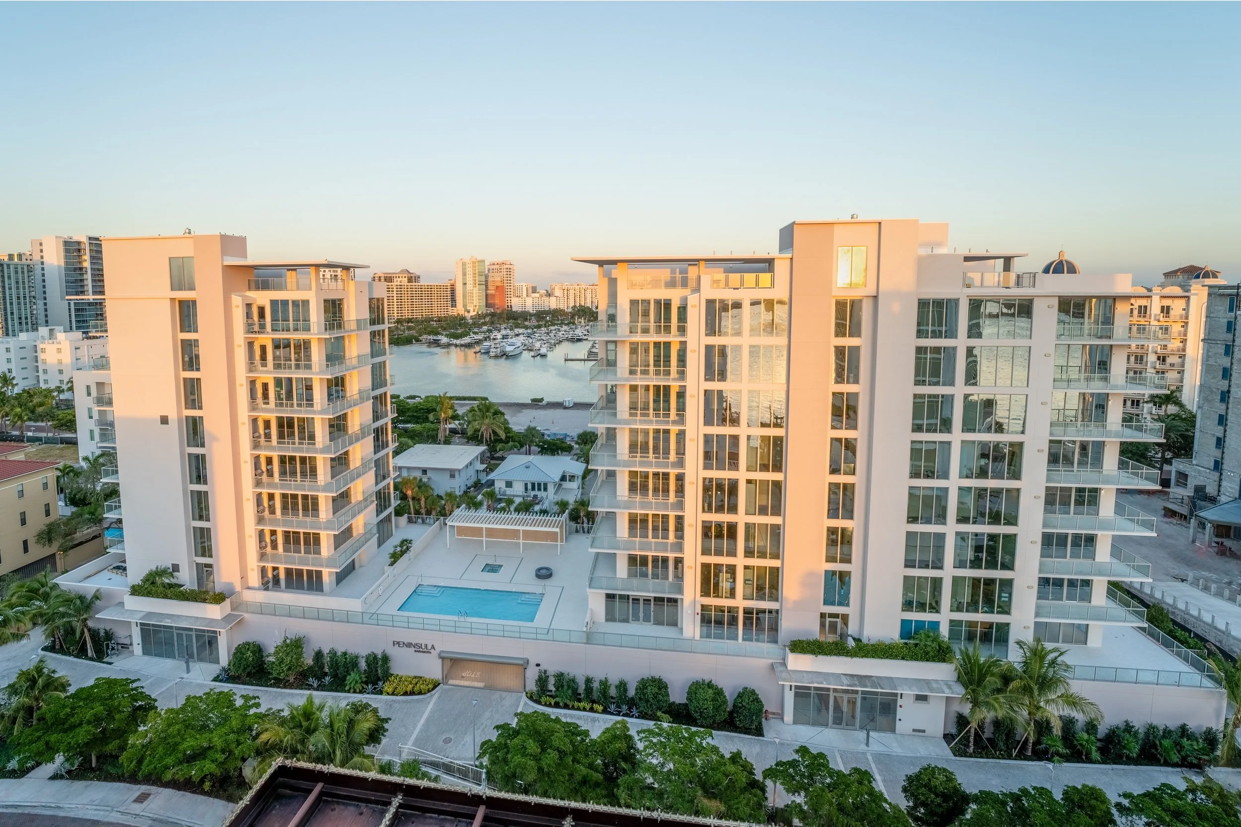 luxury architecture Sarasota, modern condos Sarasota, boutique condos Sarasota