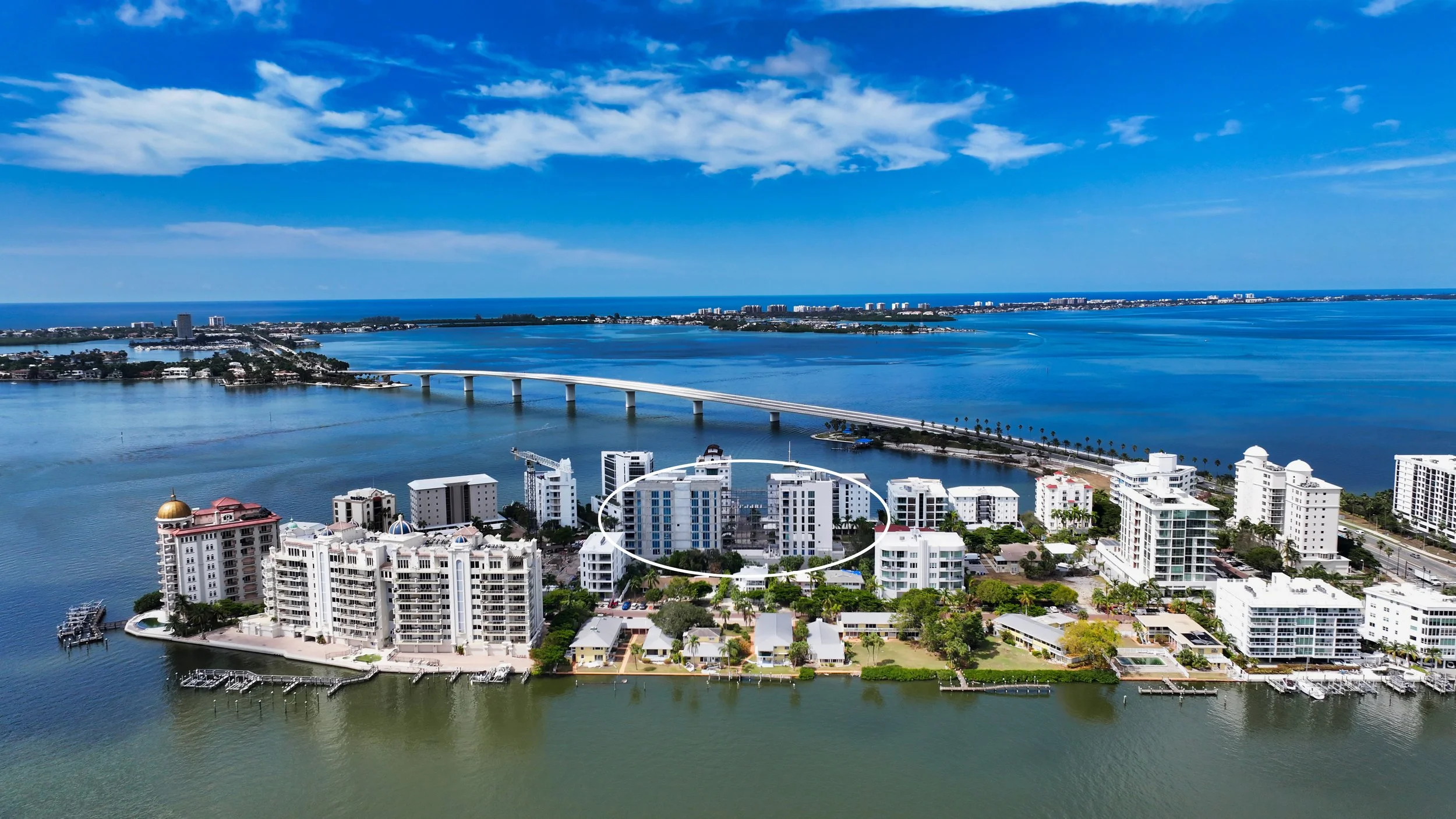 Golden Gate Point condos, Sarasota waterfront neighborhood, luxury waterfront living Sarasota