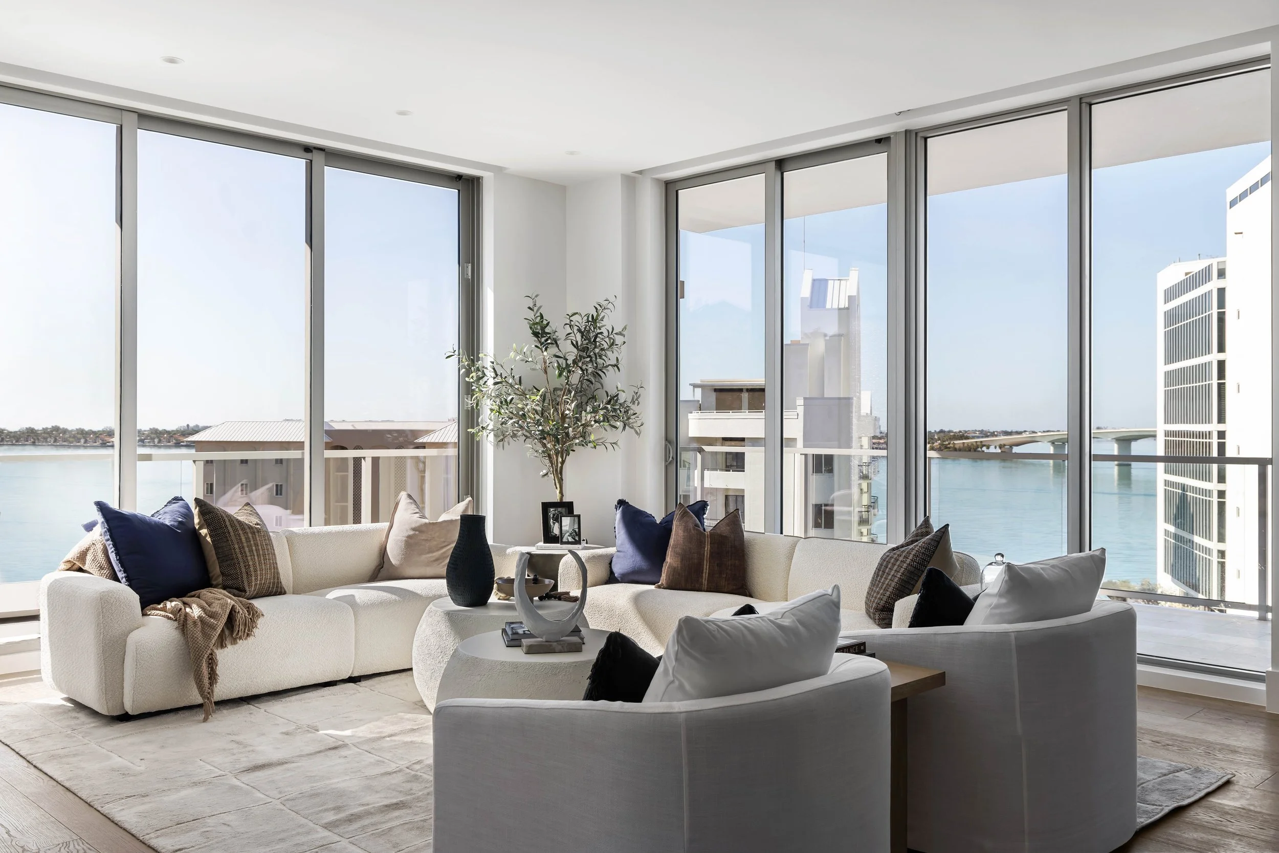 Sarasota Bay views condos, waterfront sunset condos Sarasota, luxury waterfront living Sarasota